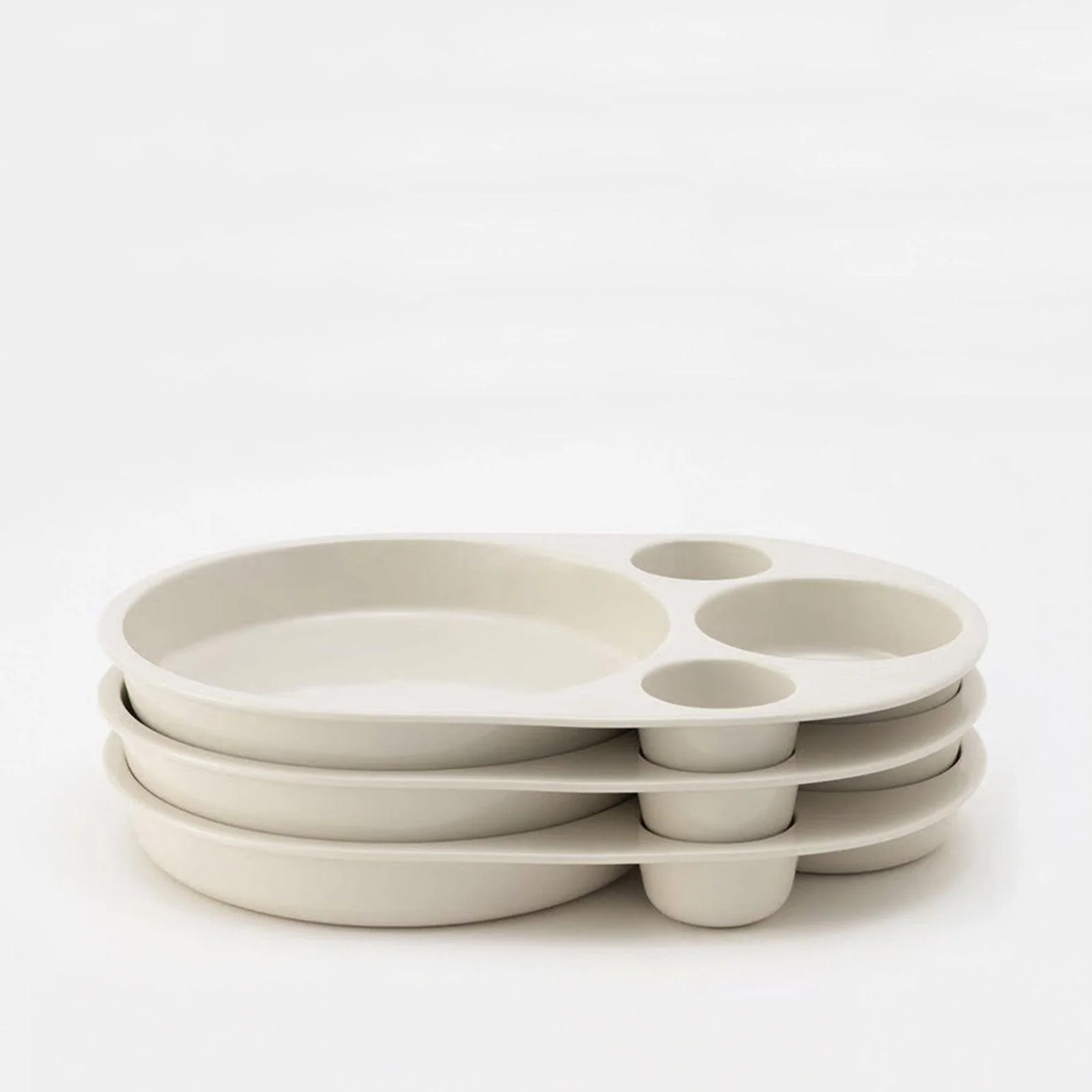 Assiette curry trieur blanche par Yota Kakuda ⋅ Nakazen - Image 3