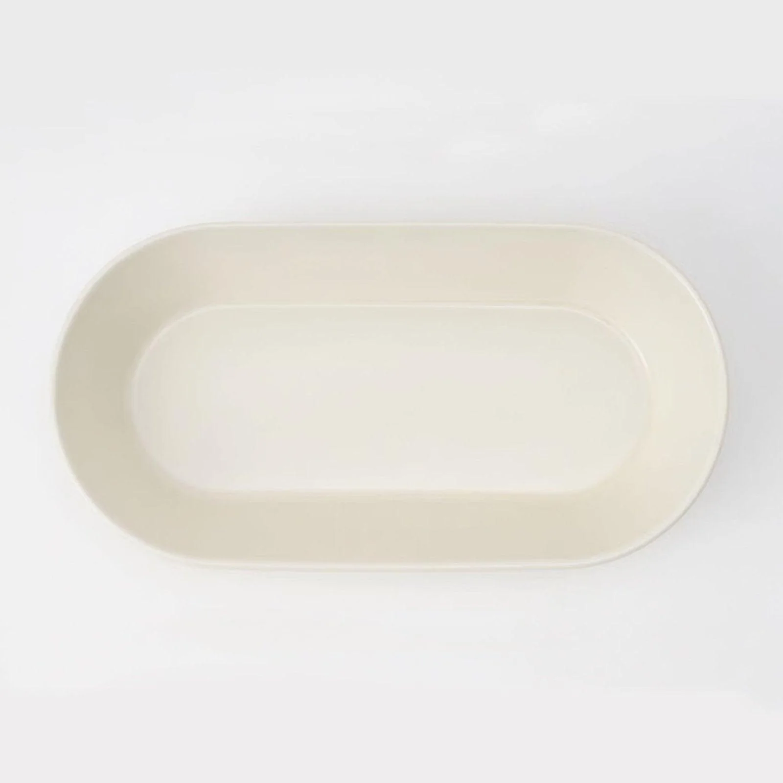 Assiette à curry oval blanche par Takuhiro Shimomoto ⋅ Nakazen - Image 2