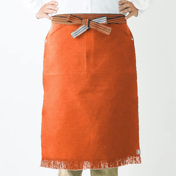 Tablier maekake rouge vermillon ⋅ Anything - Image 3