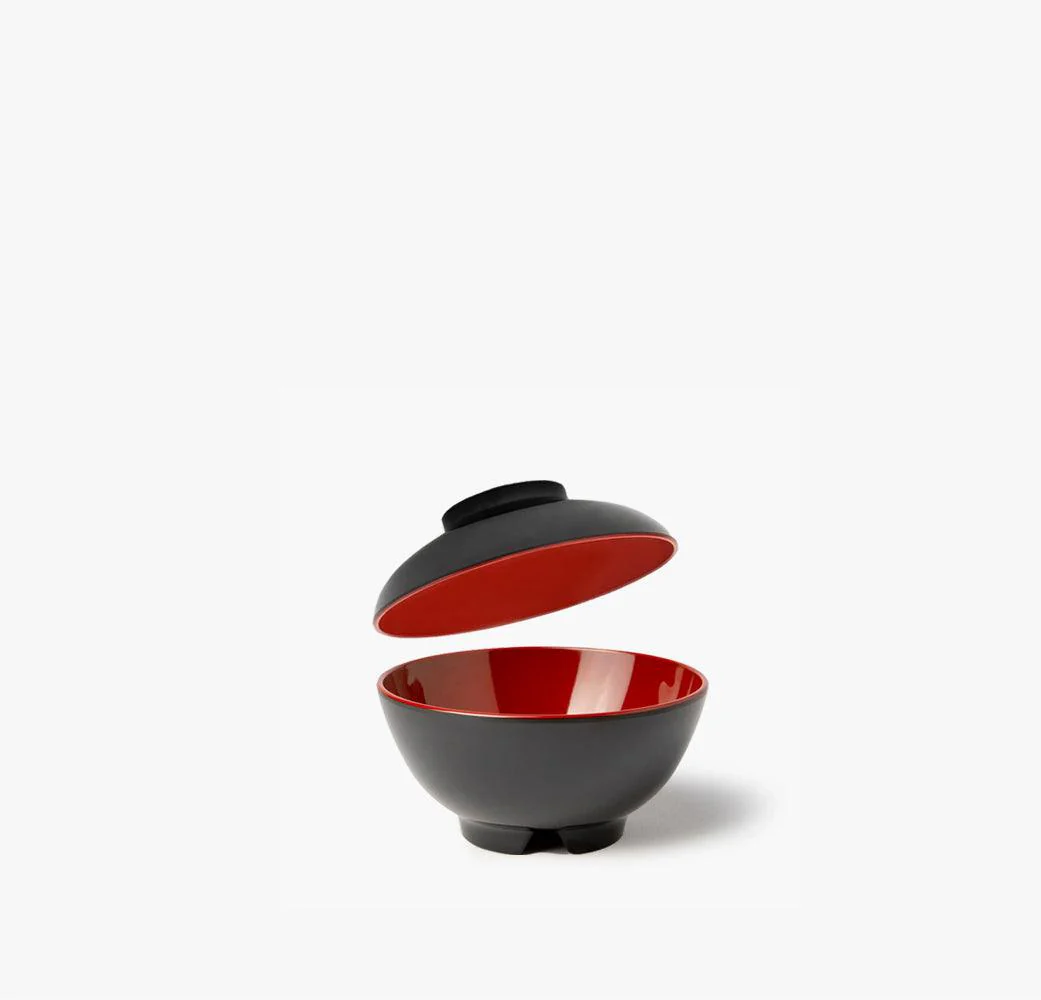 Couvercle de bol à soupe miso noir ⋅ Maruyama Stainless - Image 2