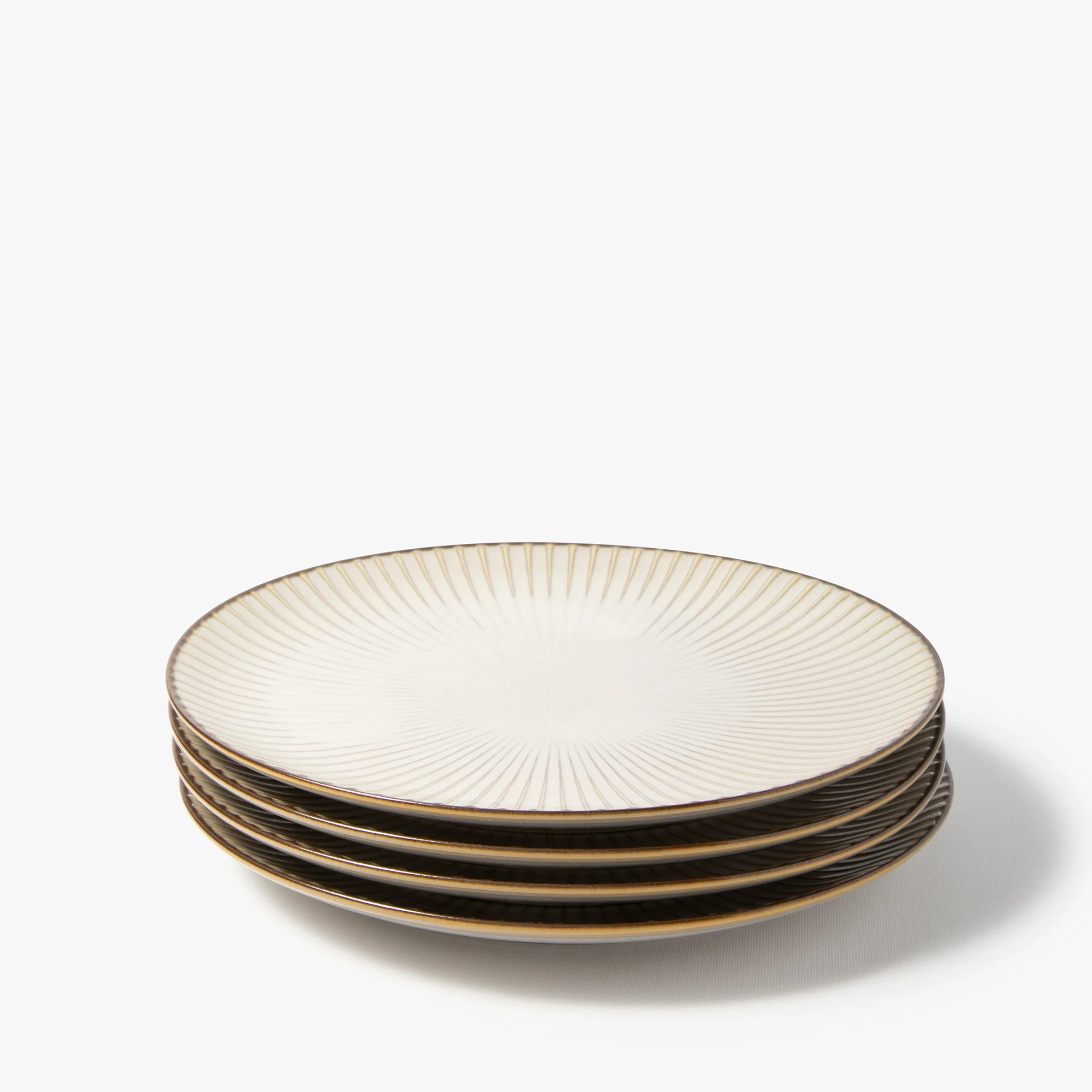 Assiette blanche striée Ø 240mm ⋅ Sopha - Image 2