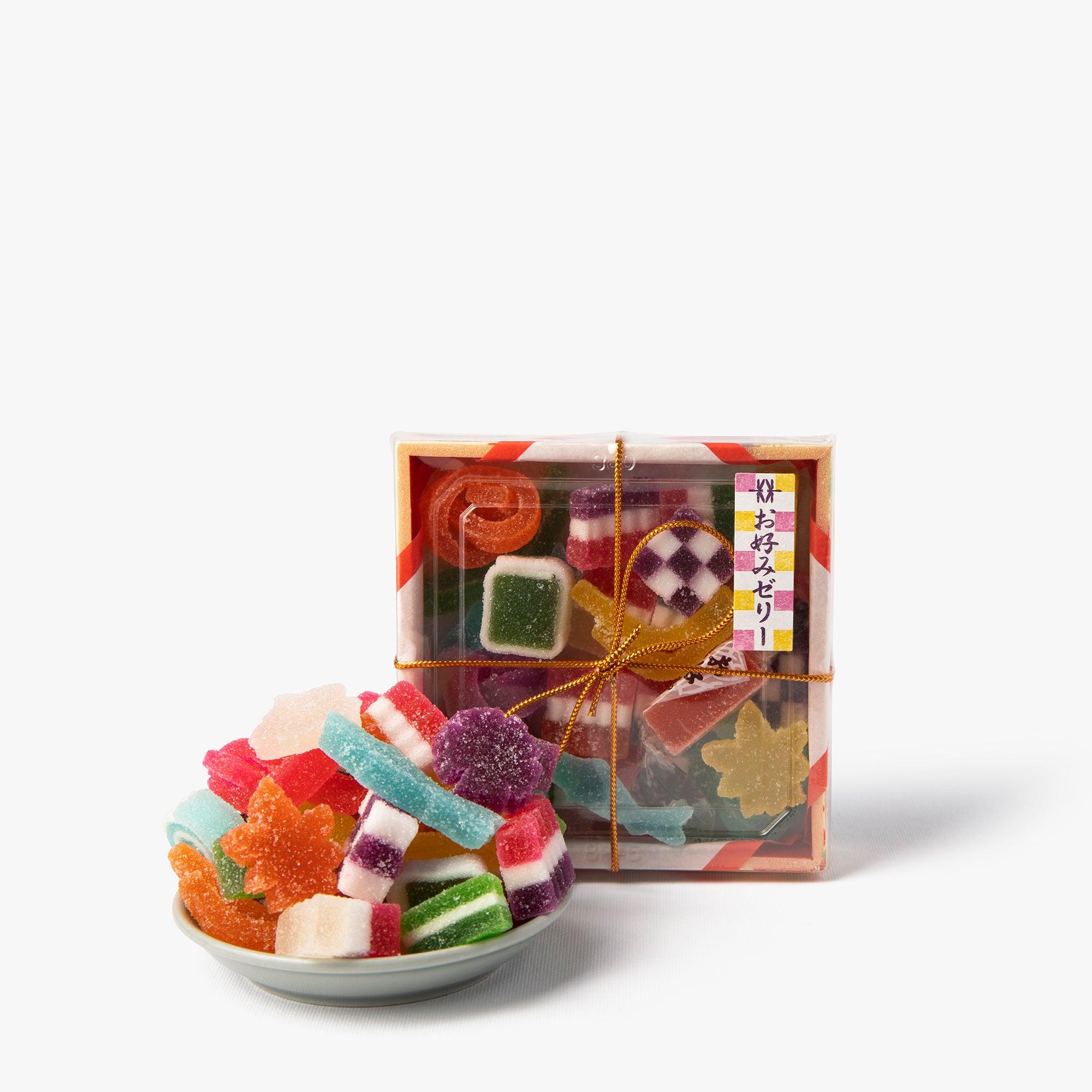 Assortiment de gelées de sucre traditionnelles nature ⋅ Midori Seika ⋅ 140g