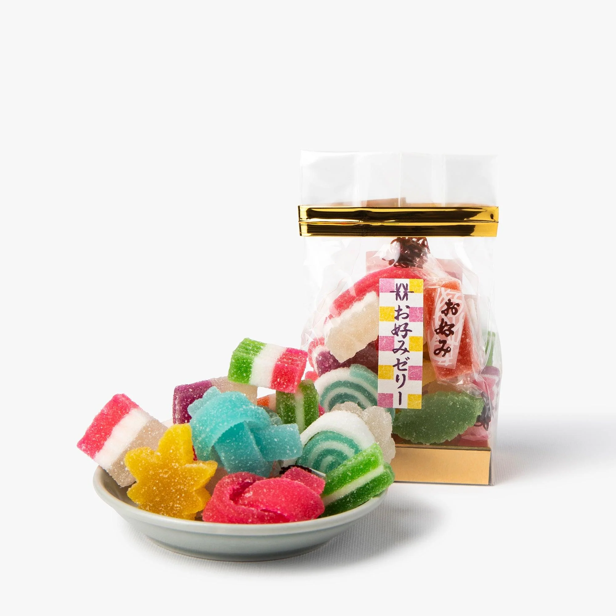 Assortiment de gelées de sucre traditionnelles nature ⋅ Midori Seika ⋅ 90g