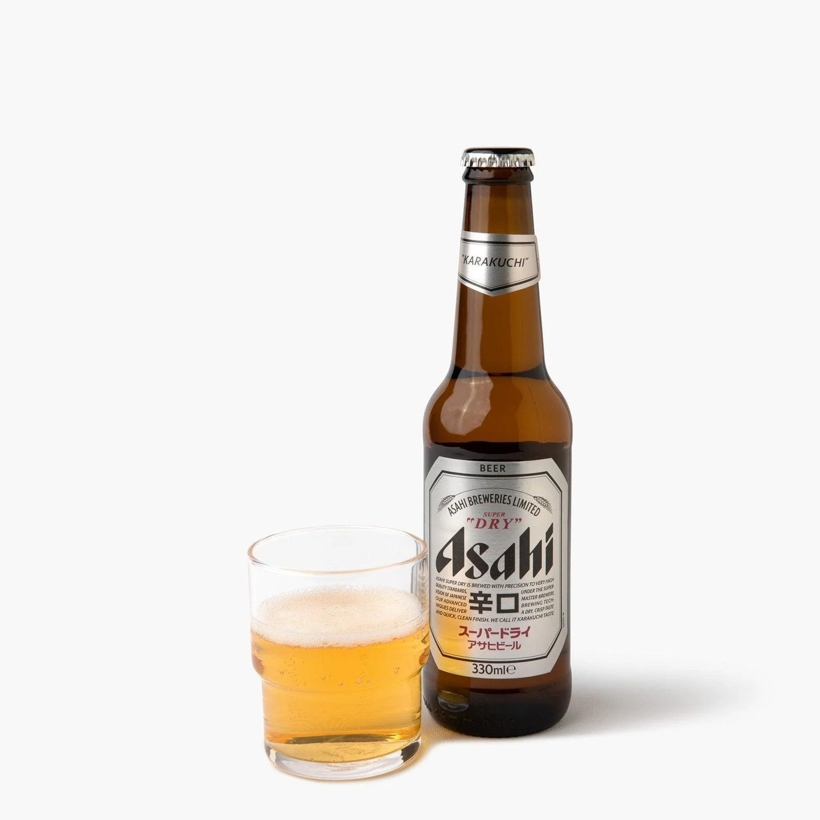 Asahi Super Dry Bière en bouteille ⋅ 5% ⋅ 330ml