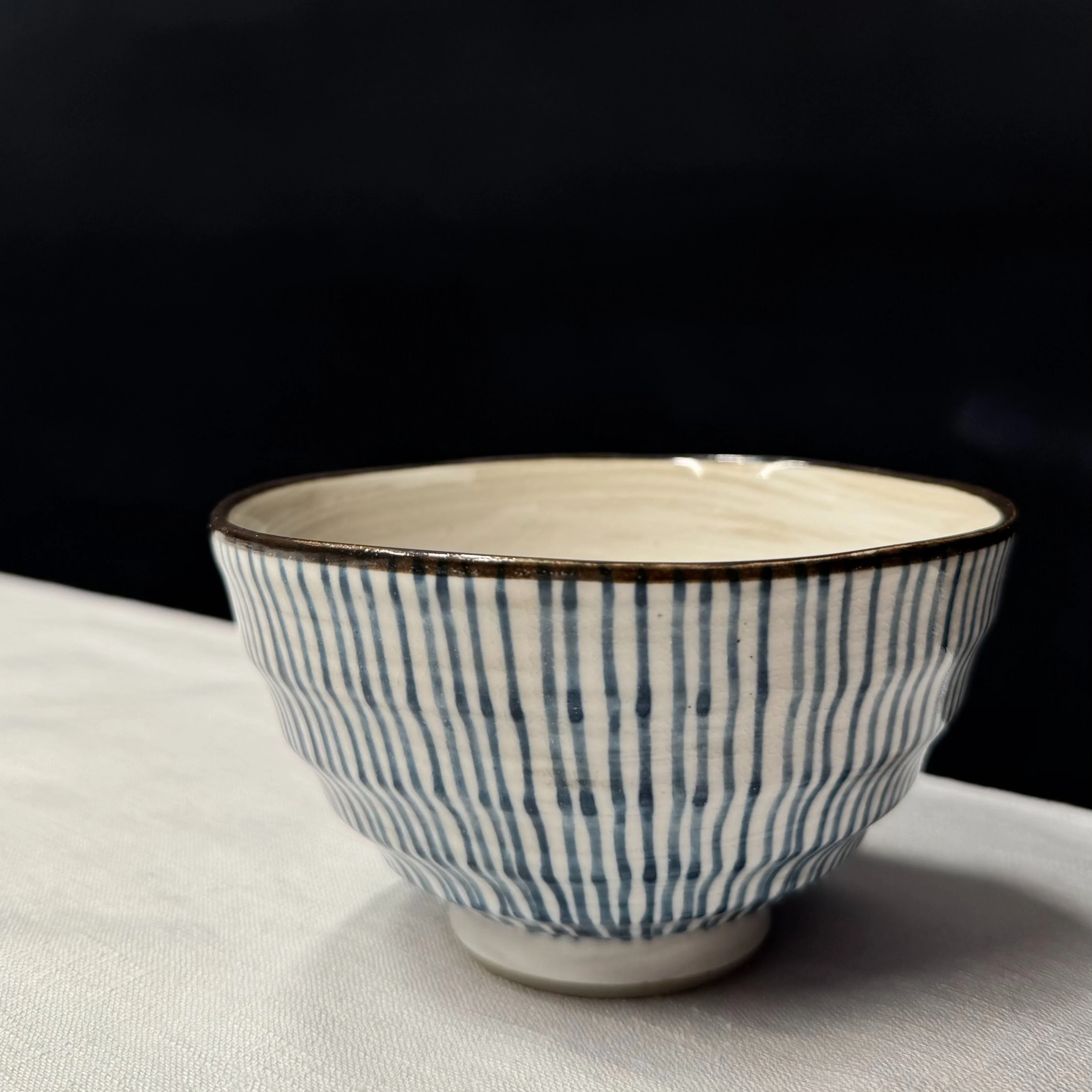 Bol Aojugusa blanc et bleu Ø 127mm ⋅ Touga - Image 3