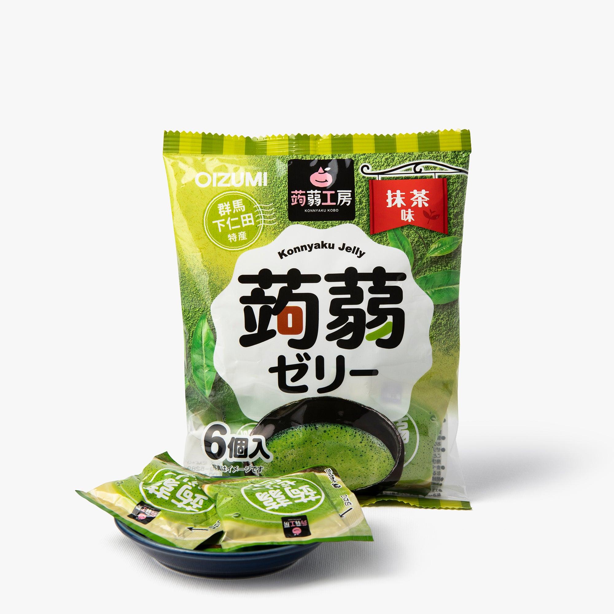 Gelées de konjac au matcha 6 sachets ⋅ Shimonita Bussan ⋅ 106g