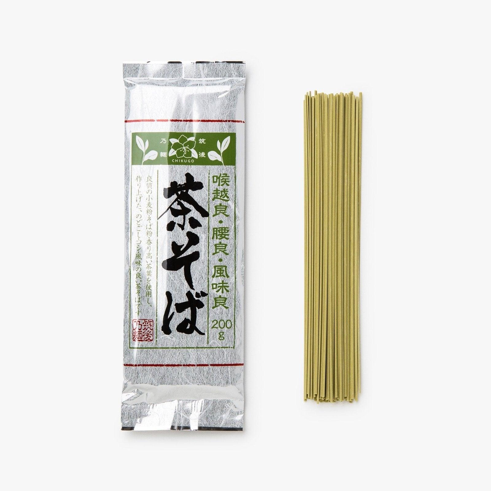 Nouilles soba au thé vert ⋅ Tanaka Bussan ⋅ 200g