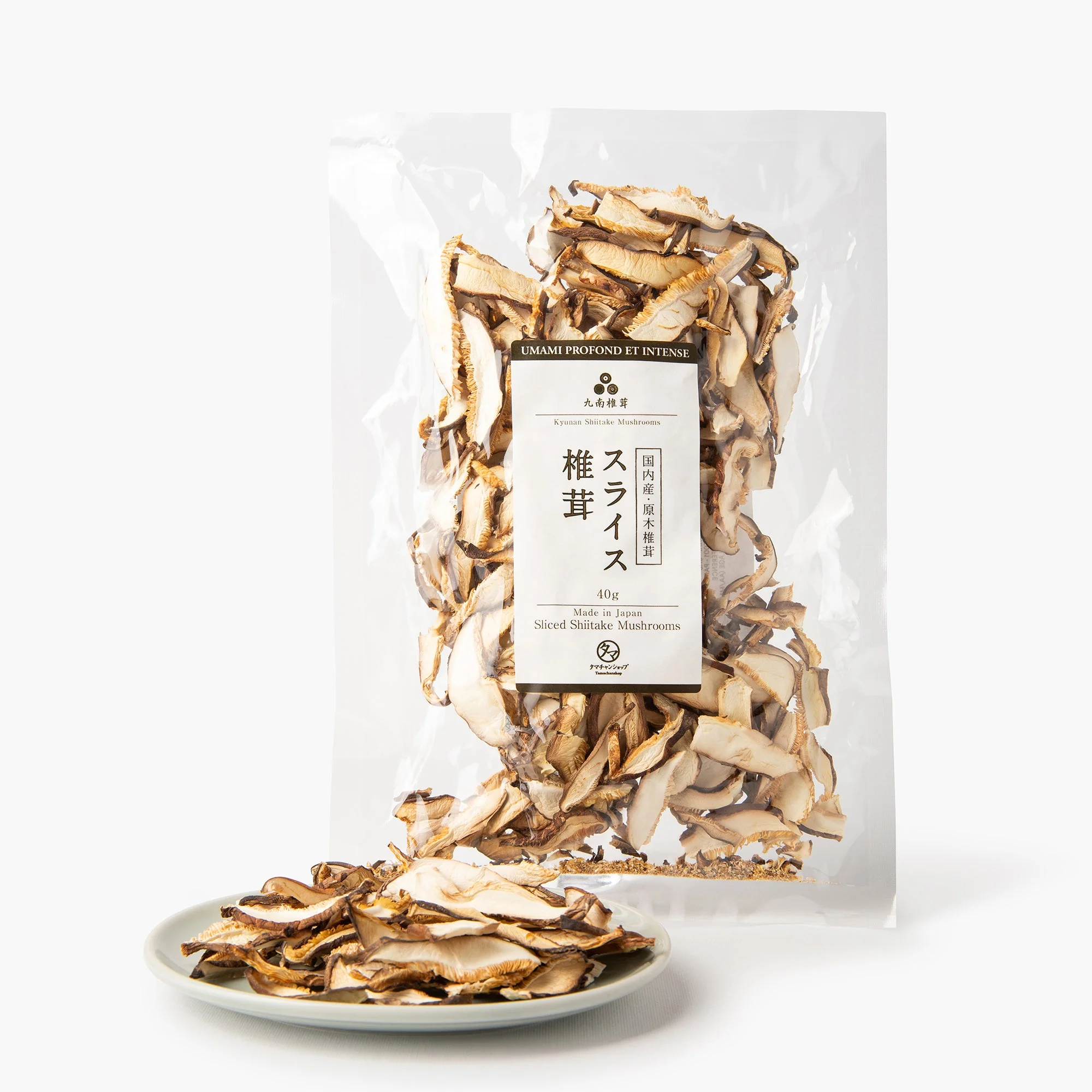 Champignons shiitaké déshydratés en lamelles ⋅ Kyunan Service ⋅ 40g