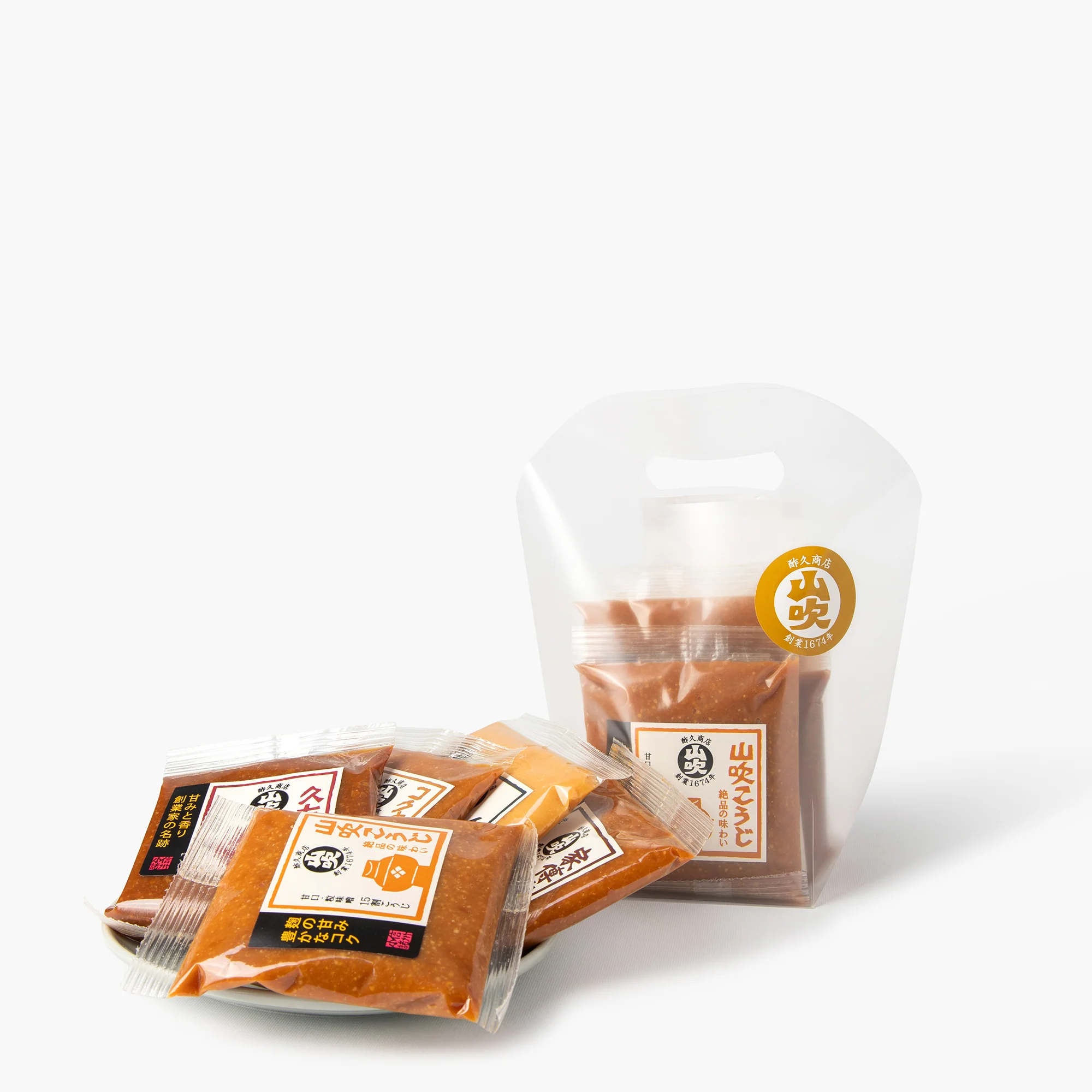 Coffret découverte de 5 misos ⋅ Yamabuki Miso ⋅ 500g