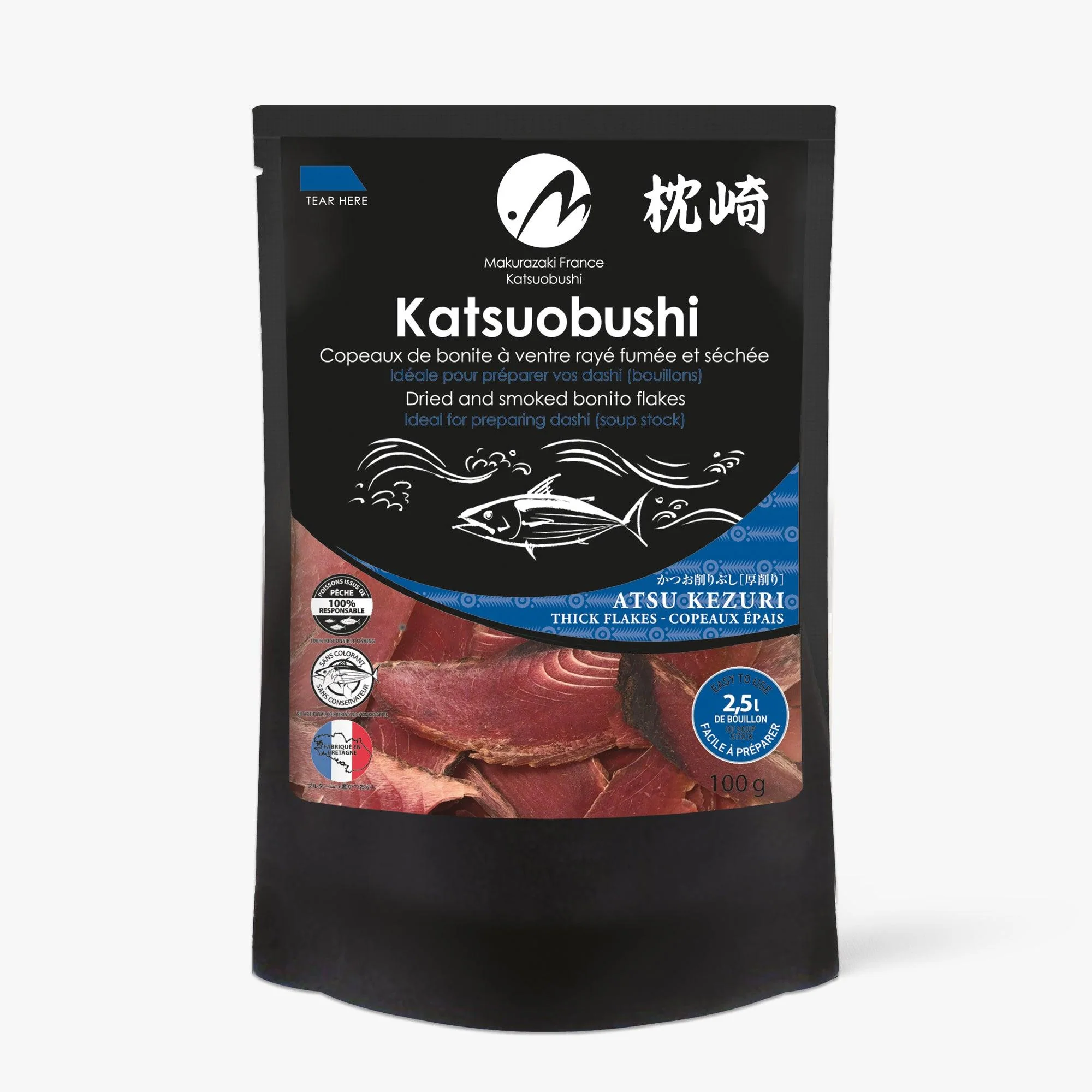 Copeaux de bonite katsuobushi épais ⋅ Makurazaki ⋅ 100g - Image 2