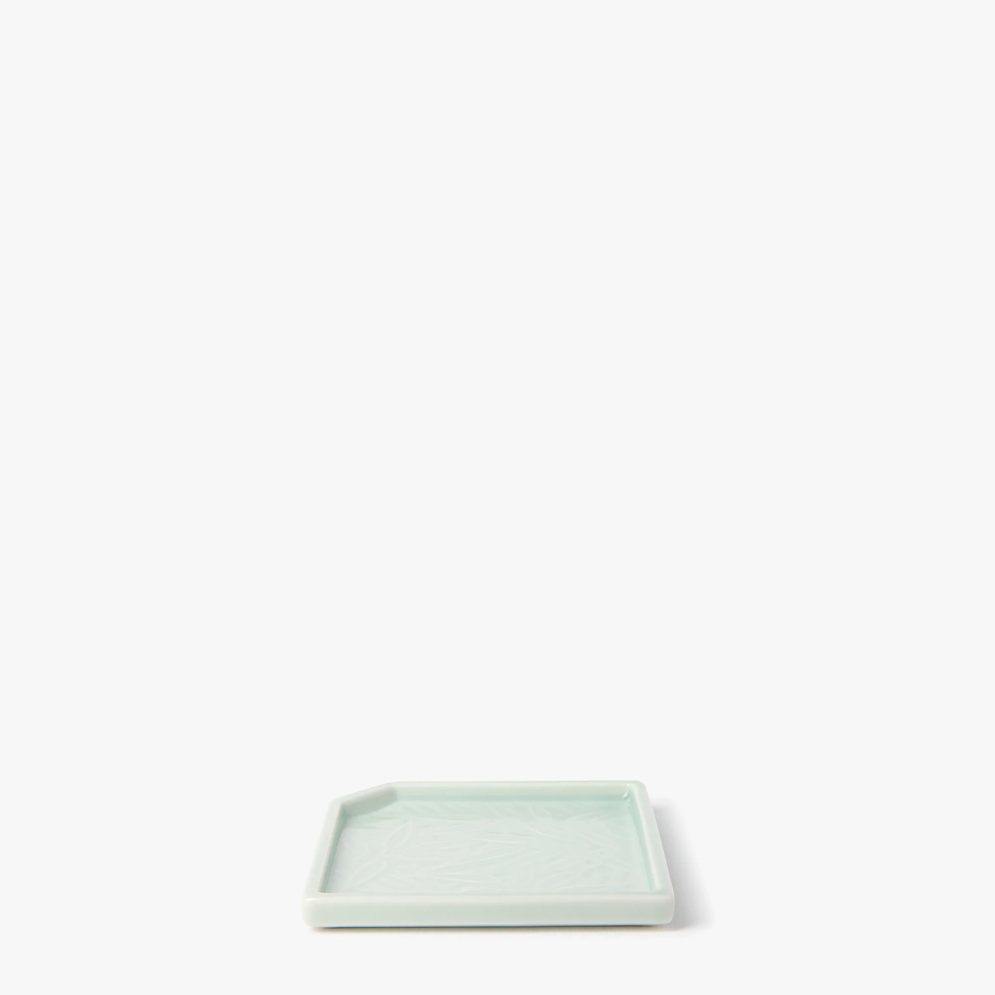 Coupelle carrée bleu céladon Ø 112mm ⋅ Touga