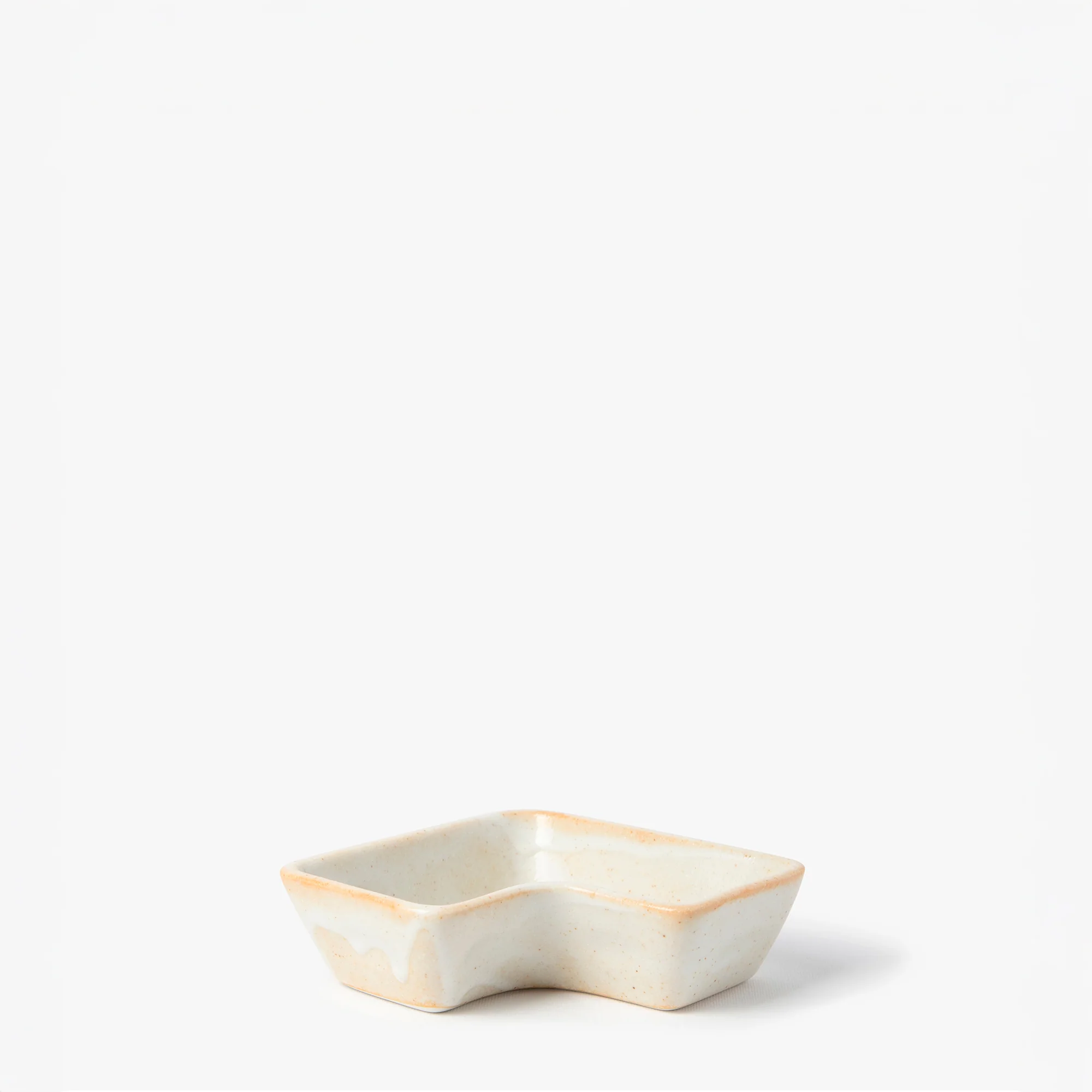 Coupelle Shino orange forme en L 112x112 ⋅ Touga