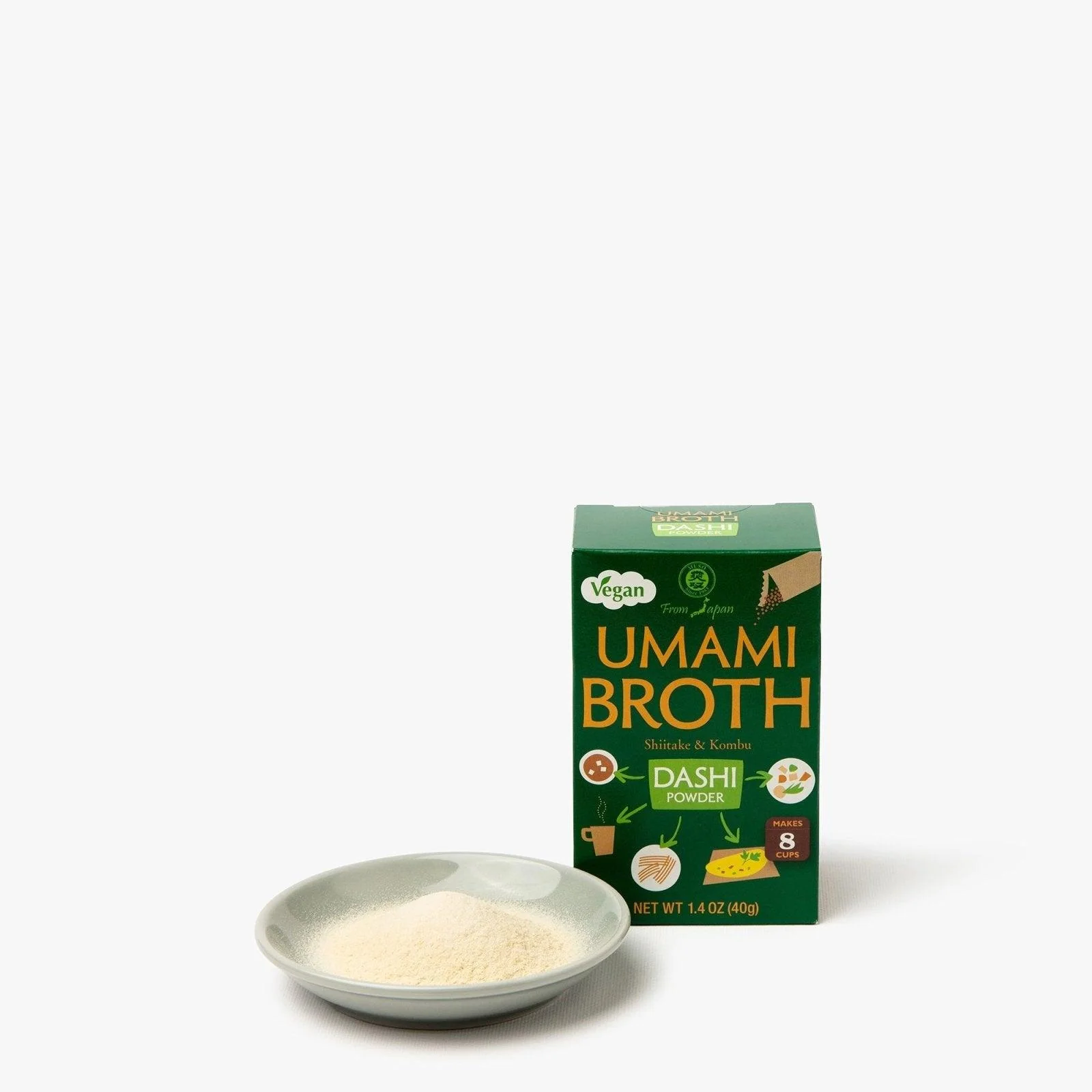 Dashi au shiitaké et à l'algue kombu vegan ⋅ Muso ⋅ 40g