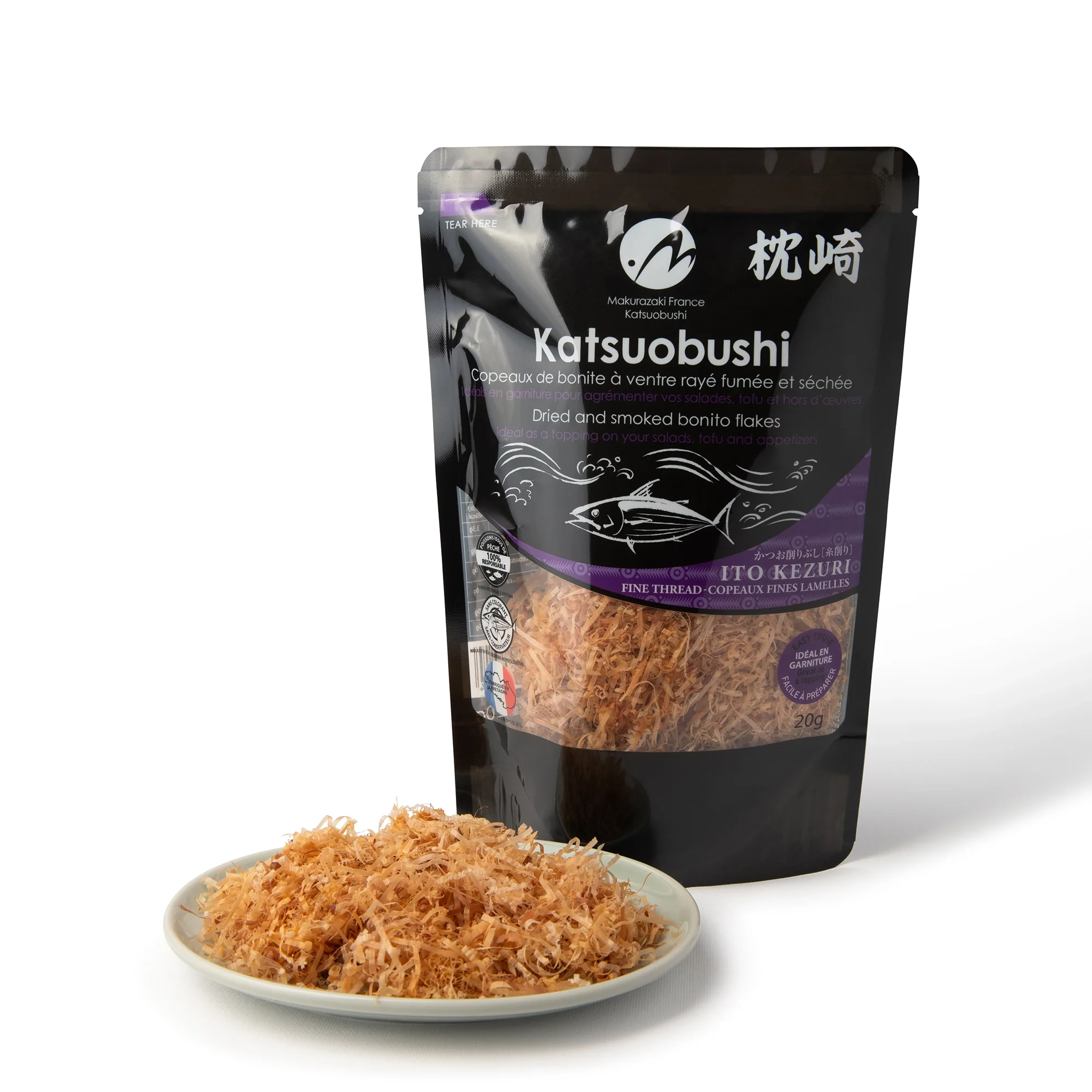 Filaments de bonite katsuobushi ⋅ Makurazaki ⋅ 20g