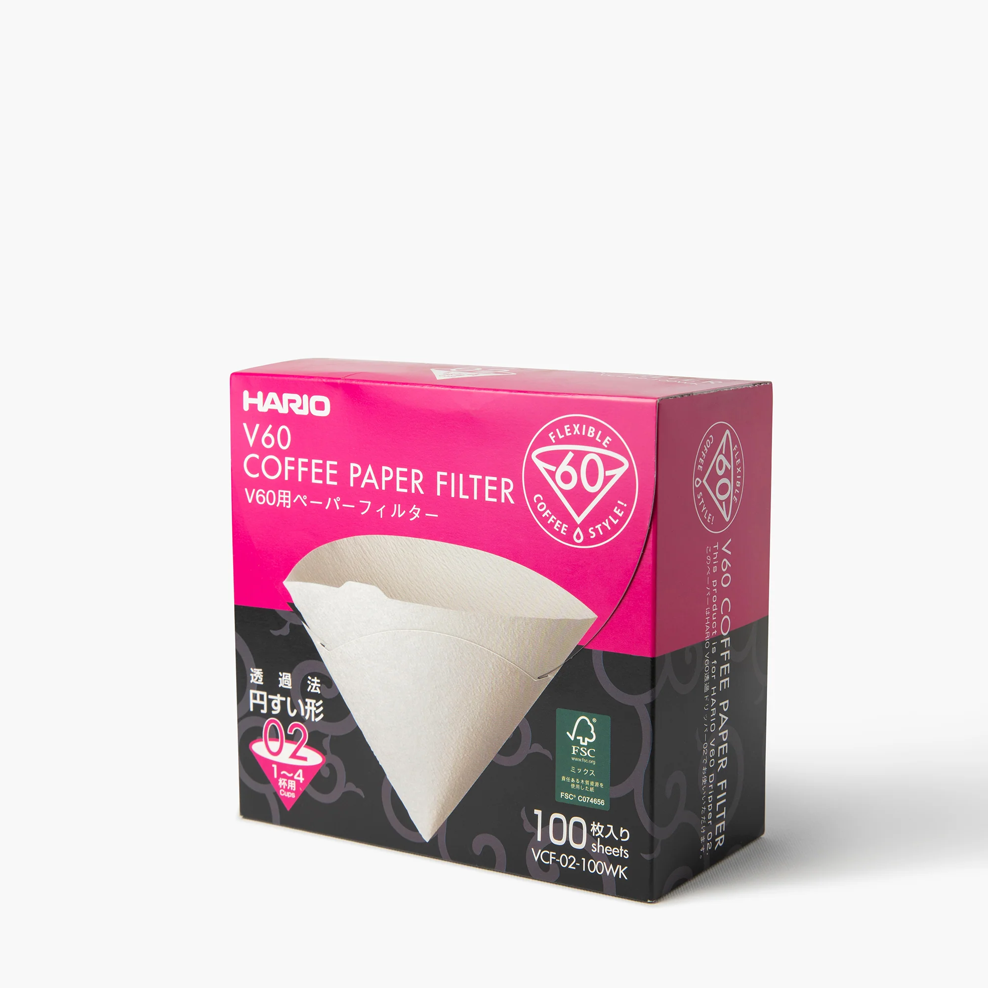 Filtres en papier pour V60 100 unités ⋅ Hario - Image 2