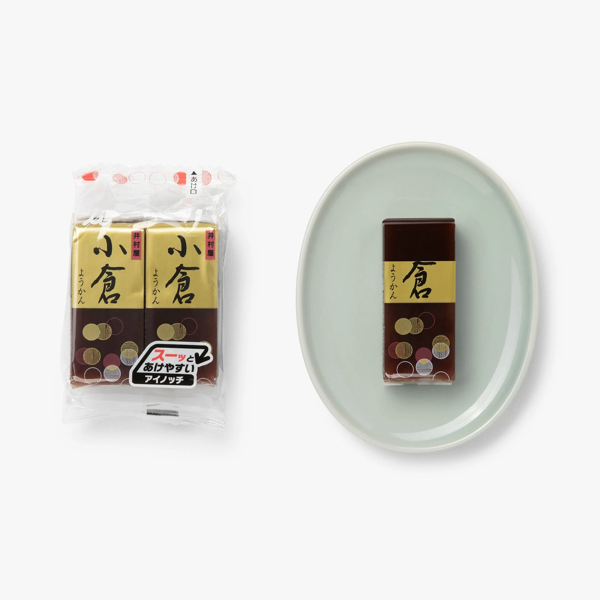Gelées yokan au haricot rouge azuki avec morceaux ⋅ Imuraya ⋅ 232g