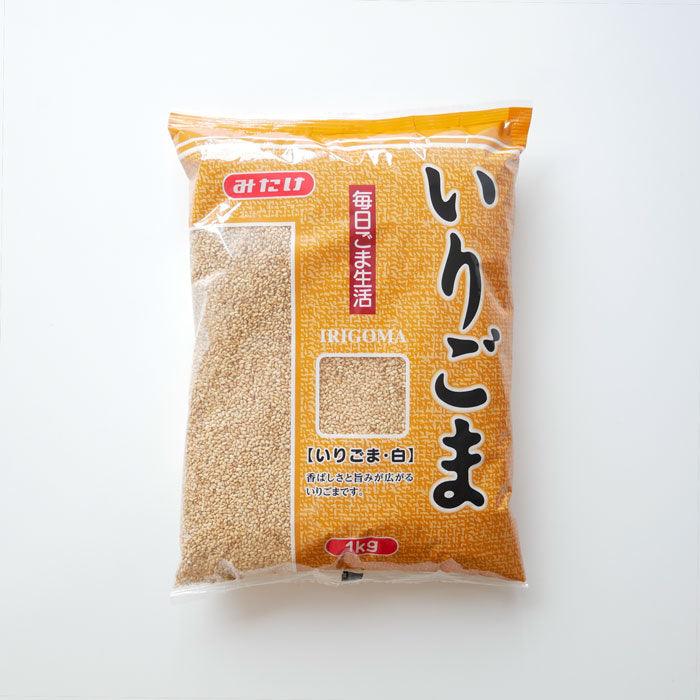 Graines de sésame blanches torréfiées ⋅ Mitake Shokuhin ⋅ 1kg