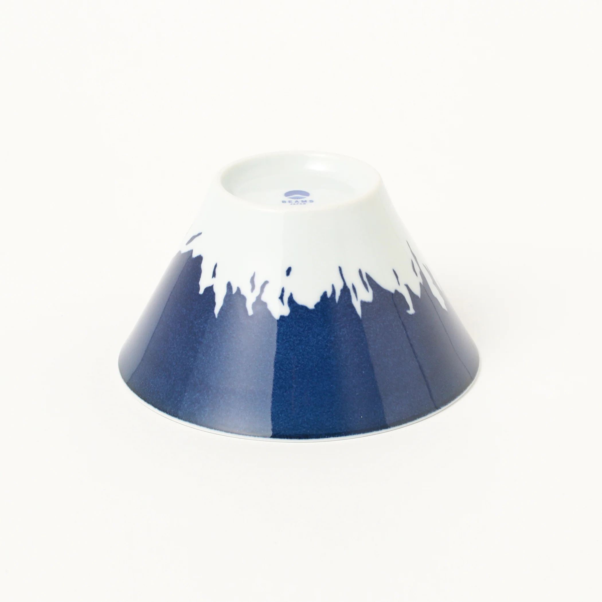 Grand bol à donburi Mt Fuji marine ⋅ BEAMS JAPAN