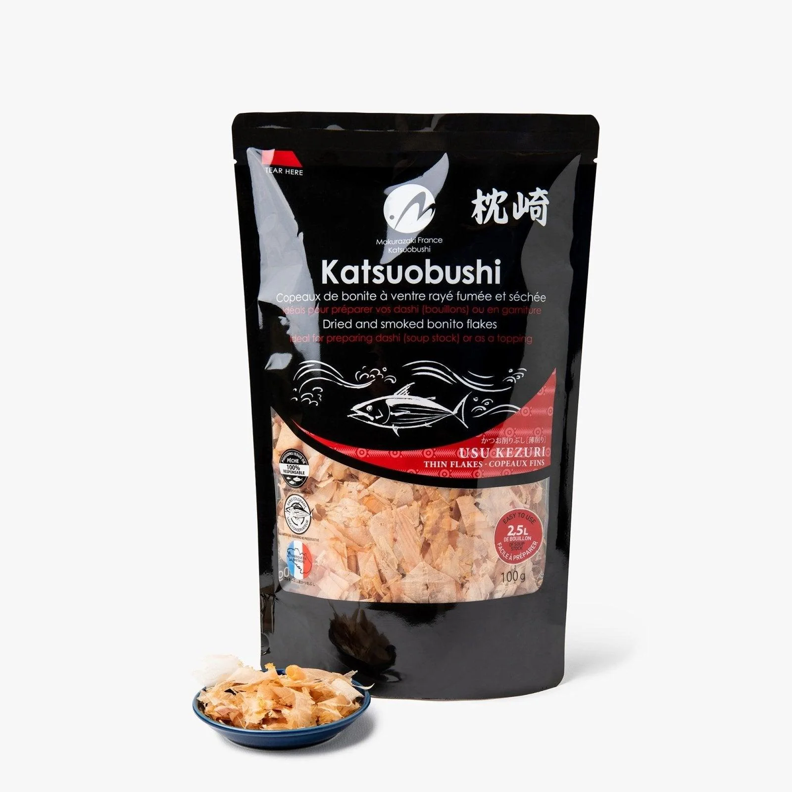 Katsuobushi copeaux de bonite séchée ⋅ Makurazaki ⋅ 100g