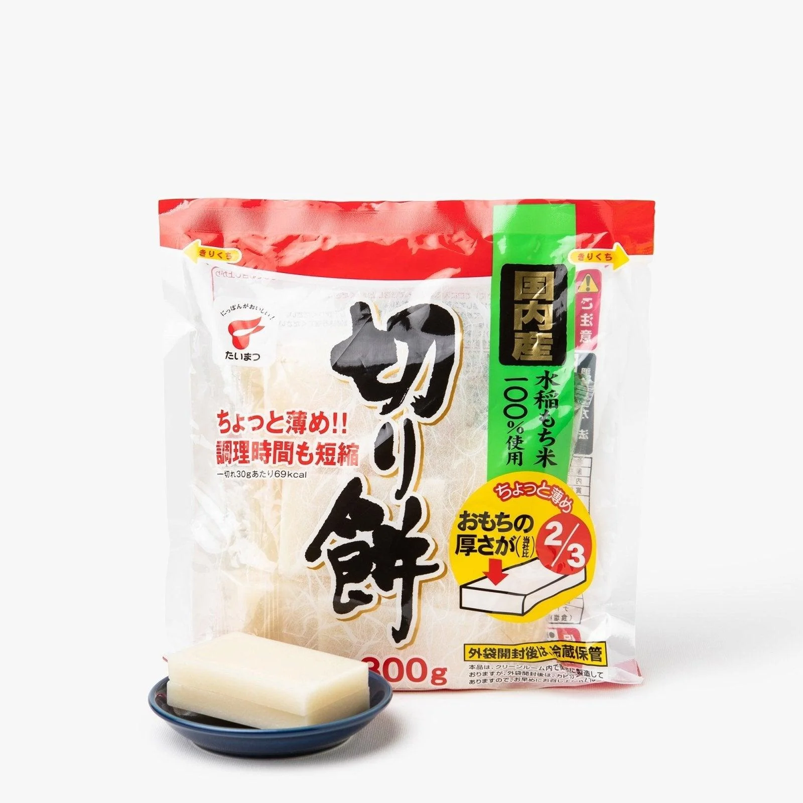 Mochi fin à cuisiner ⋅ Taimatsu Foods Corporation ⋅ 300g