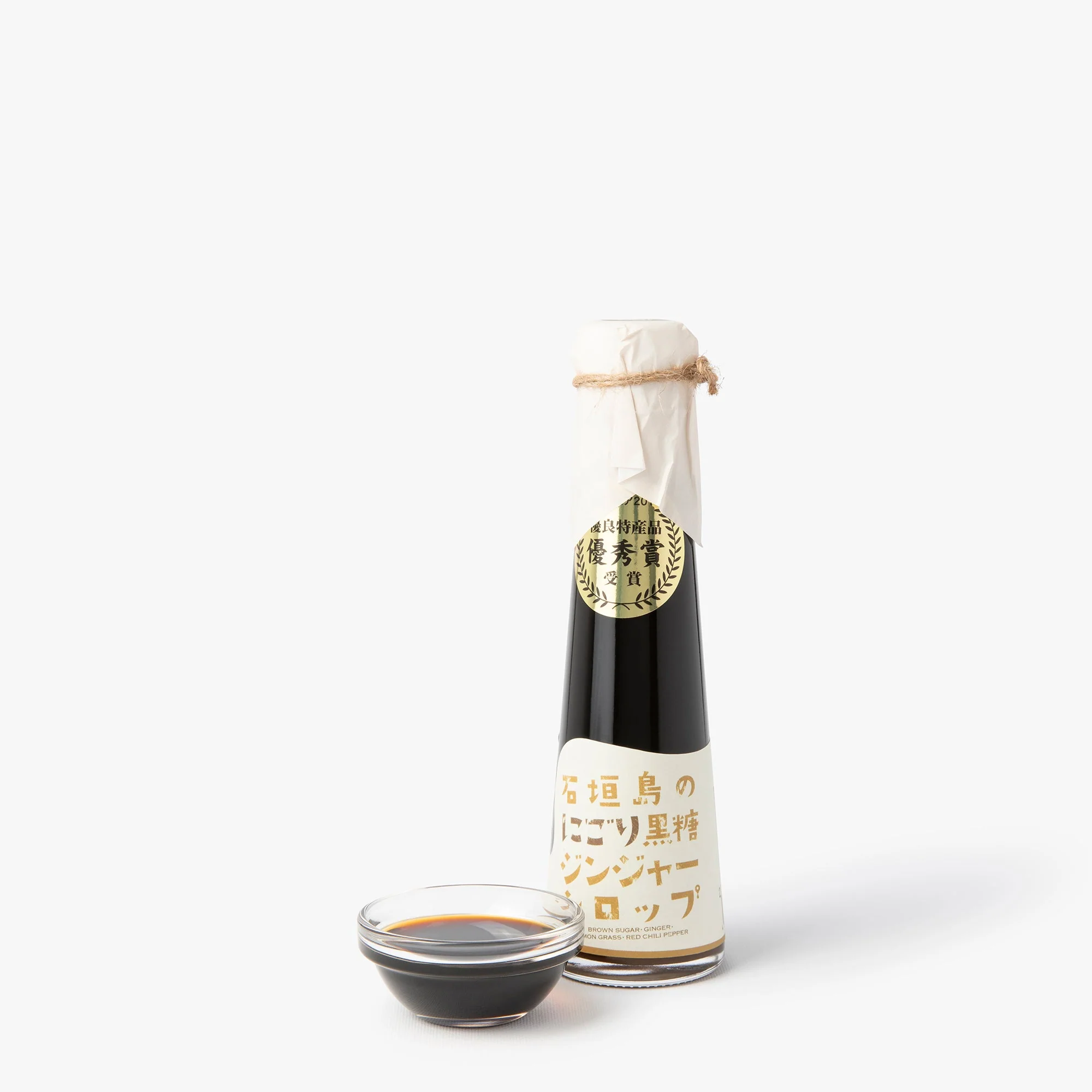Sirop de sucre noir kuromitsu au gingembre ⋅ Okinawa Ginger Syrup ⋅ 120ml