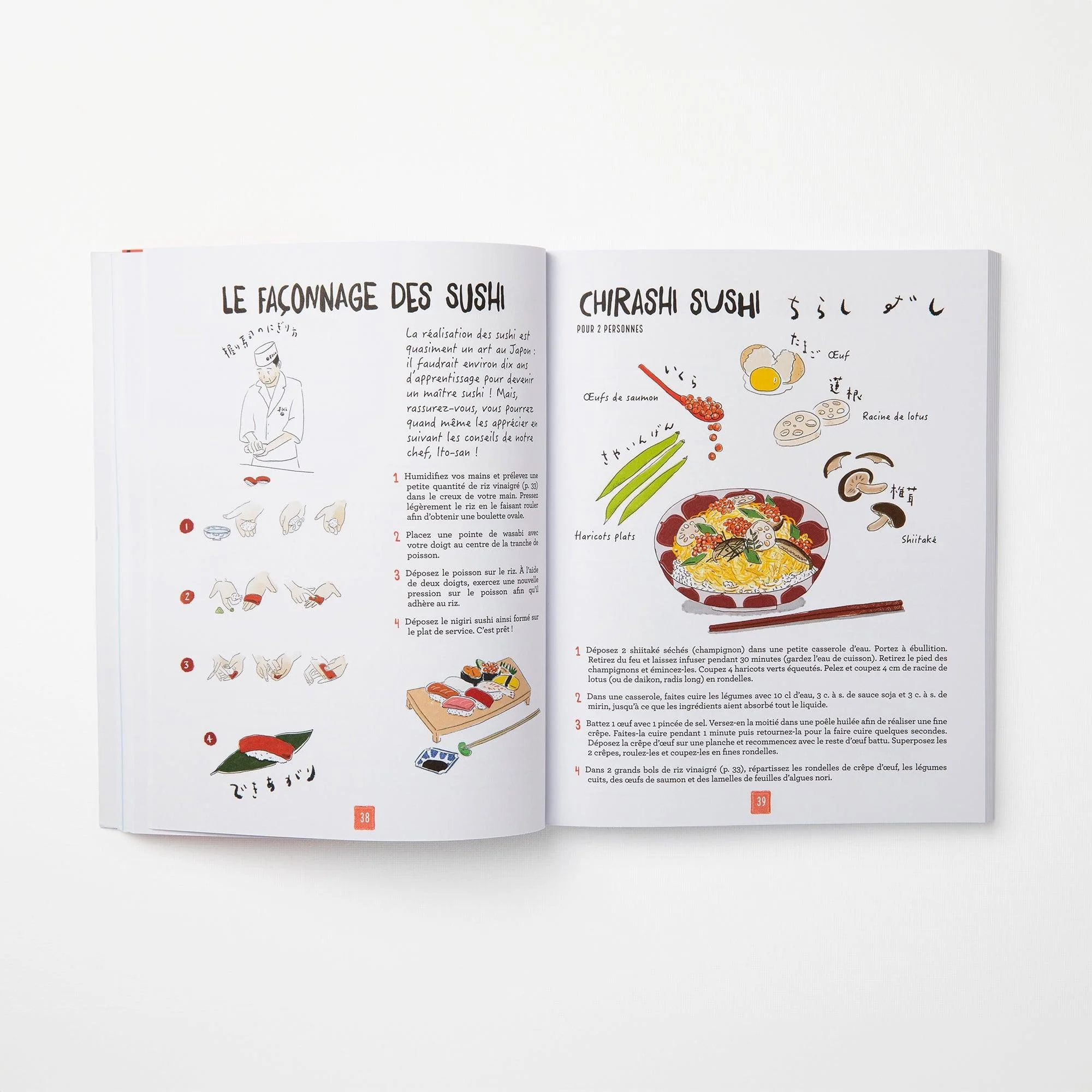 Livre La cuisine japonaise illustrée ⋅ Mango Editions - Image 2