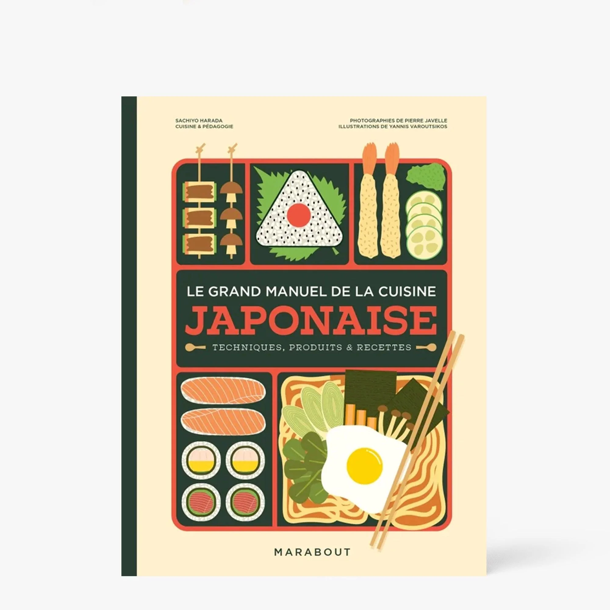 Livre Le grand manuel de la cuisine japonaise ⋅ Marabout