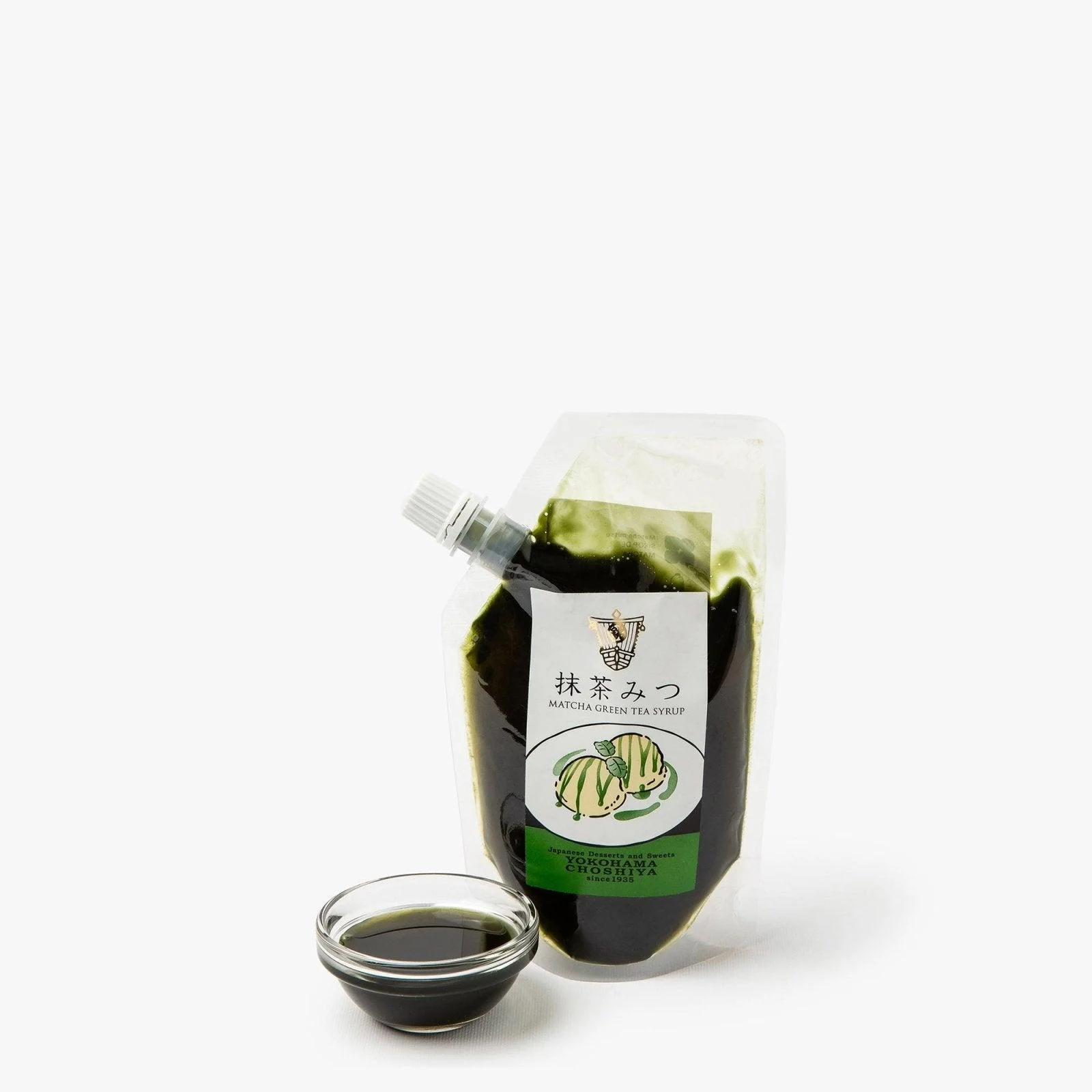 Sirop de sucre noir kuromitsu d'Okinawa au matcha ⋅ Choshiya ⋅ 200g