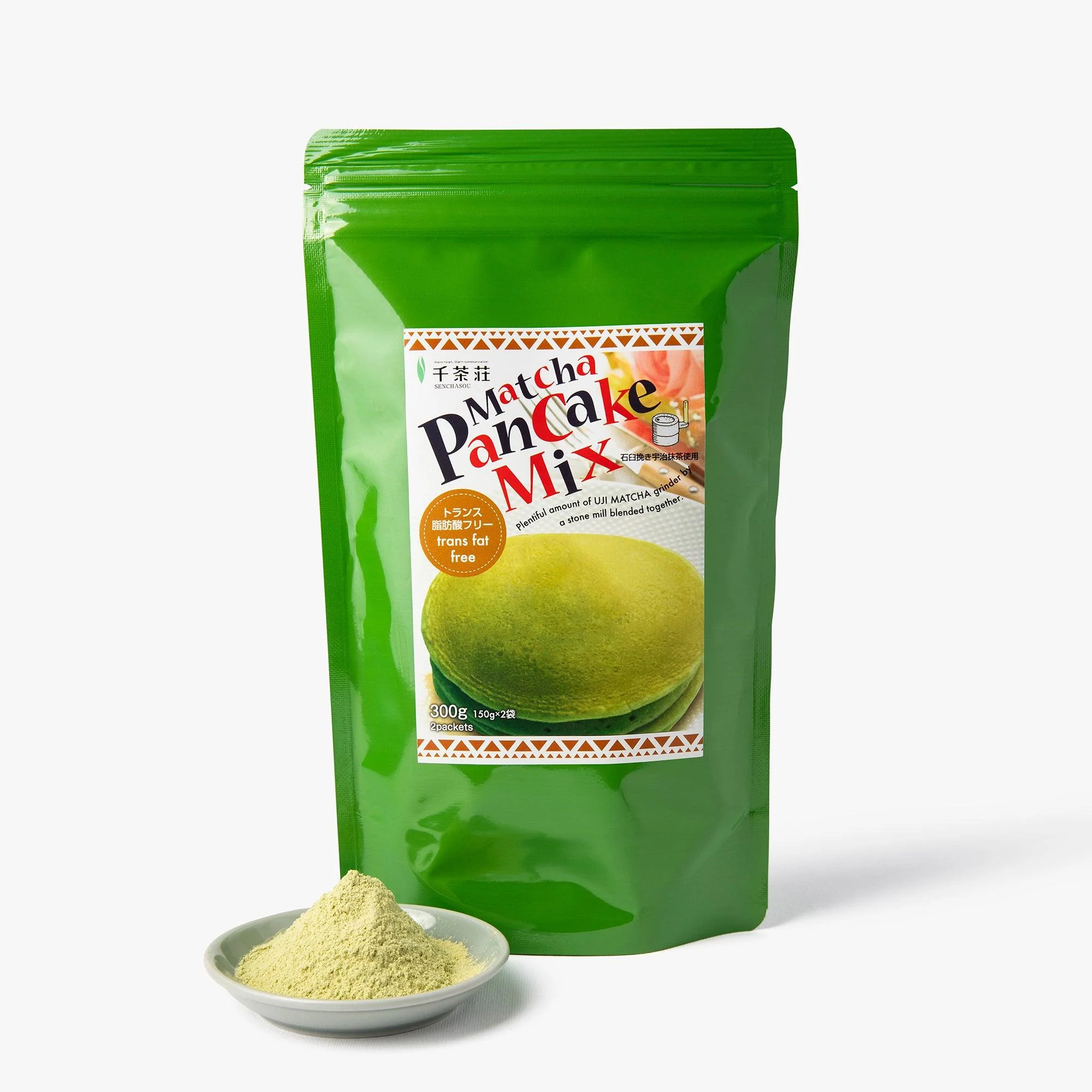 Mélange de farine et de matcha pour pancake ⋅ Senchasou ⋅ 300g
