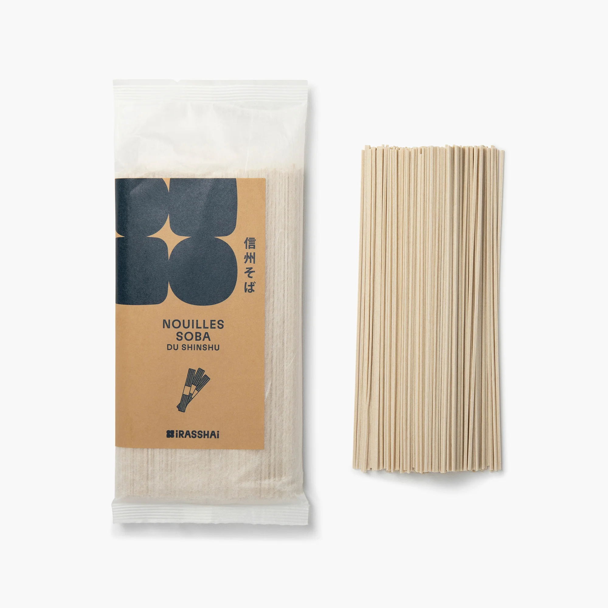 Nouilles soba du Shinshu ⋅ Shinshu Togakushi Soba pour iRASSHAi ⋅ 200g