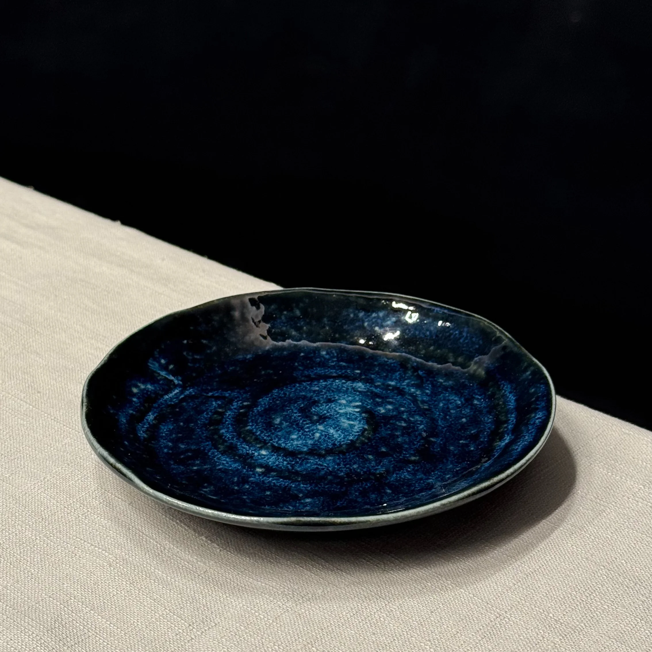 Assiette bleue Ø 132mm ⋅ Touga - Image 3