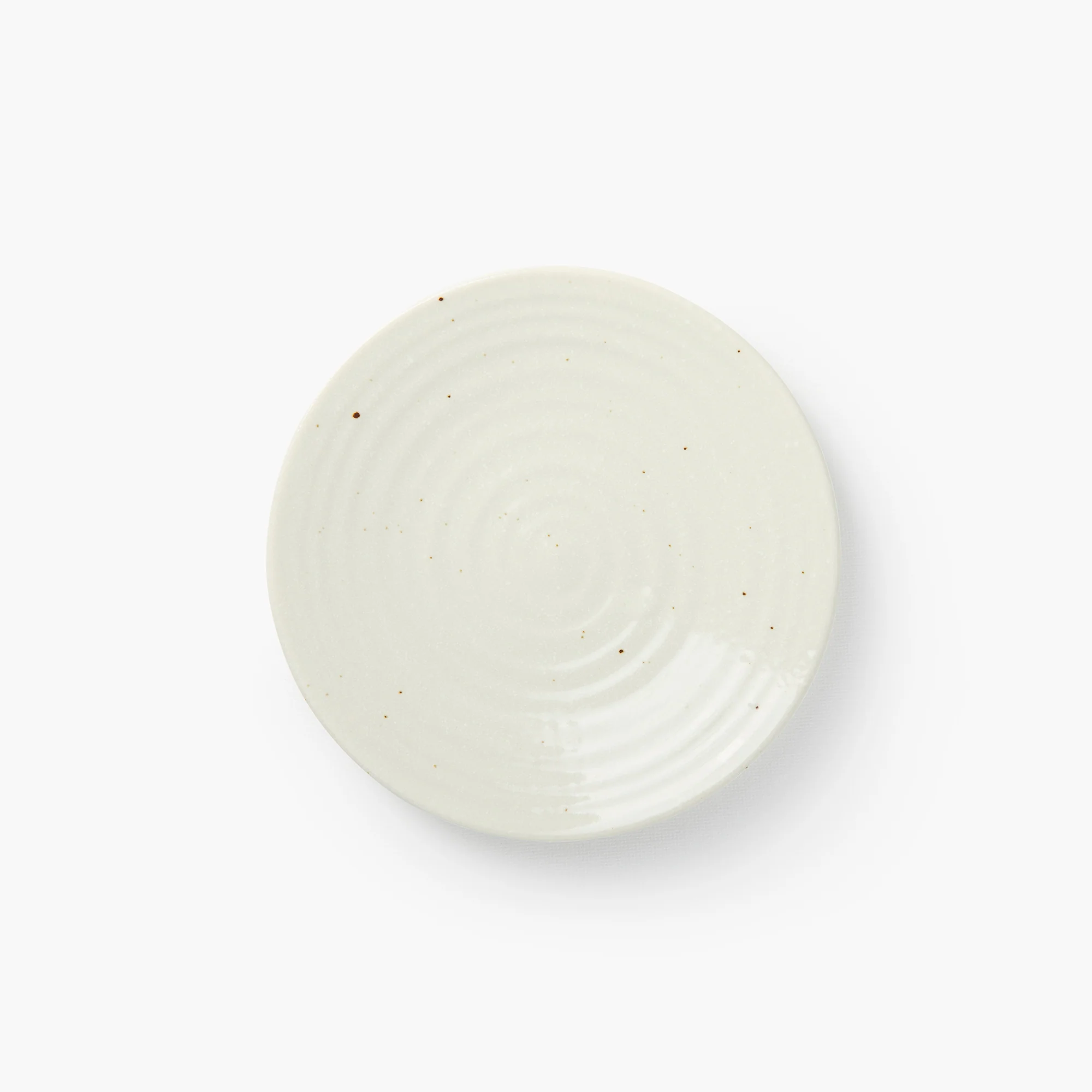 Petite assiette spirale blanche sendanmaru Ø130mm ⋅ Touga - Image 2