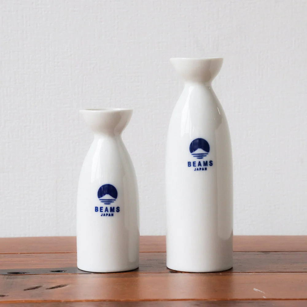 Pichet à saké logo blanc 180ml ⋅ BEAMS JAPAN - Image 12