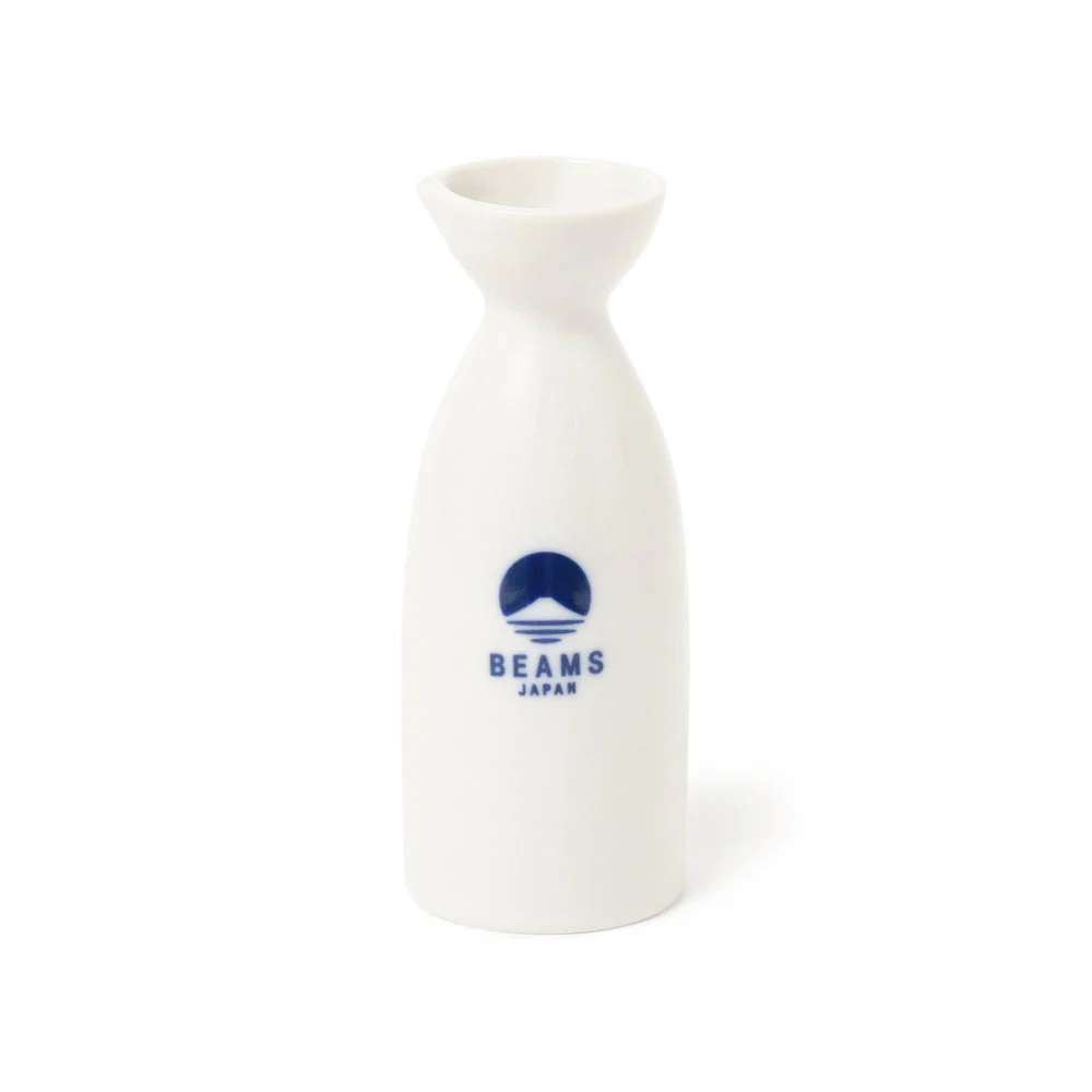Pichet à saké logo blanc 180ml ⋅ BEAMS JAPAN - Image 2