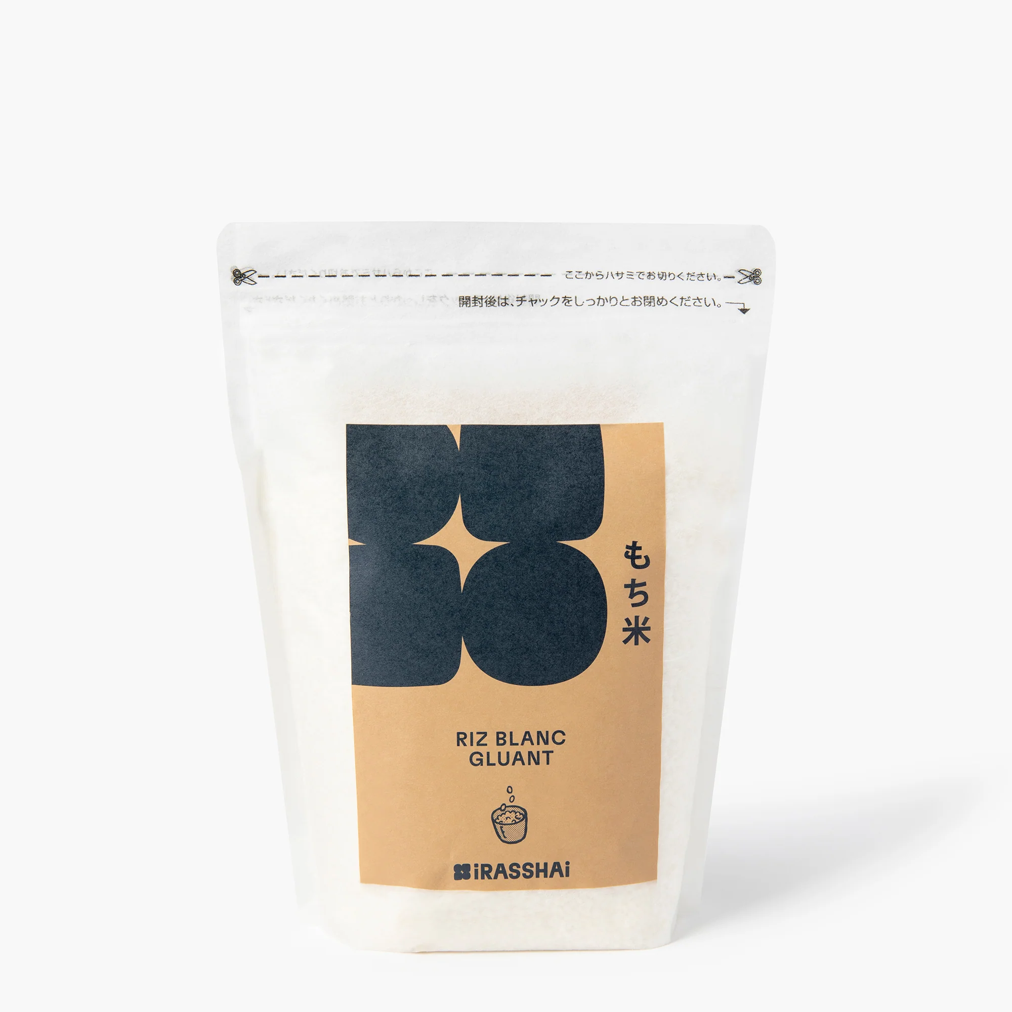 Riz blanc gluant ⋅ Nanohana pour iRASSHAi ⋅ 1kg - Image 2