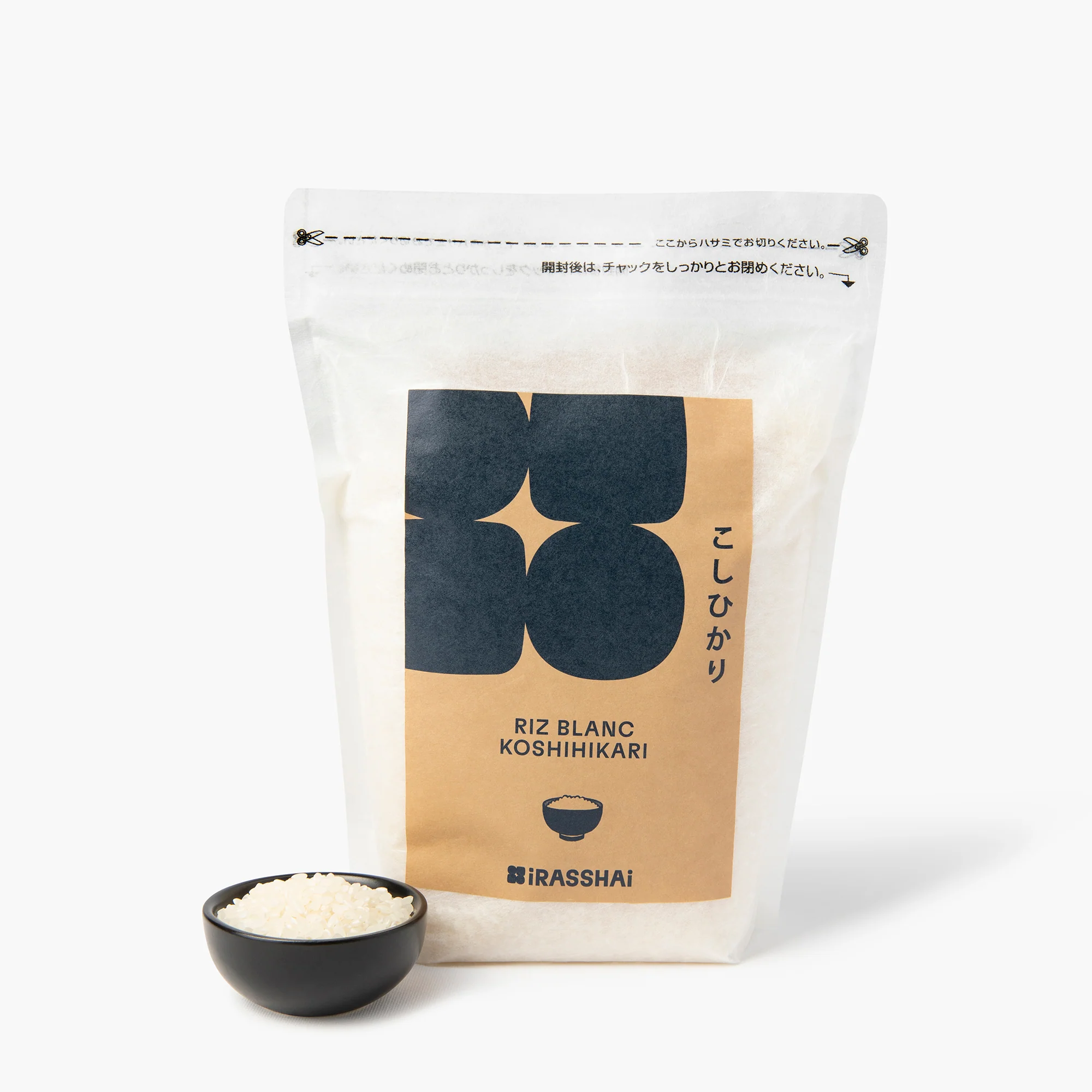 Riz blanc koshihikari ⋅ Nanohana pour iRASSHAi ⋅ 1kg
