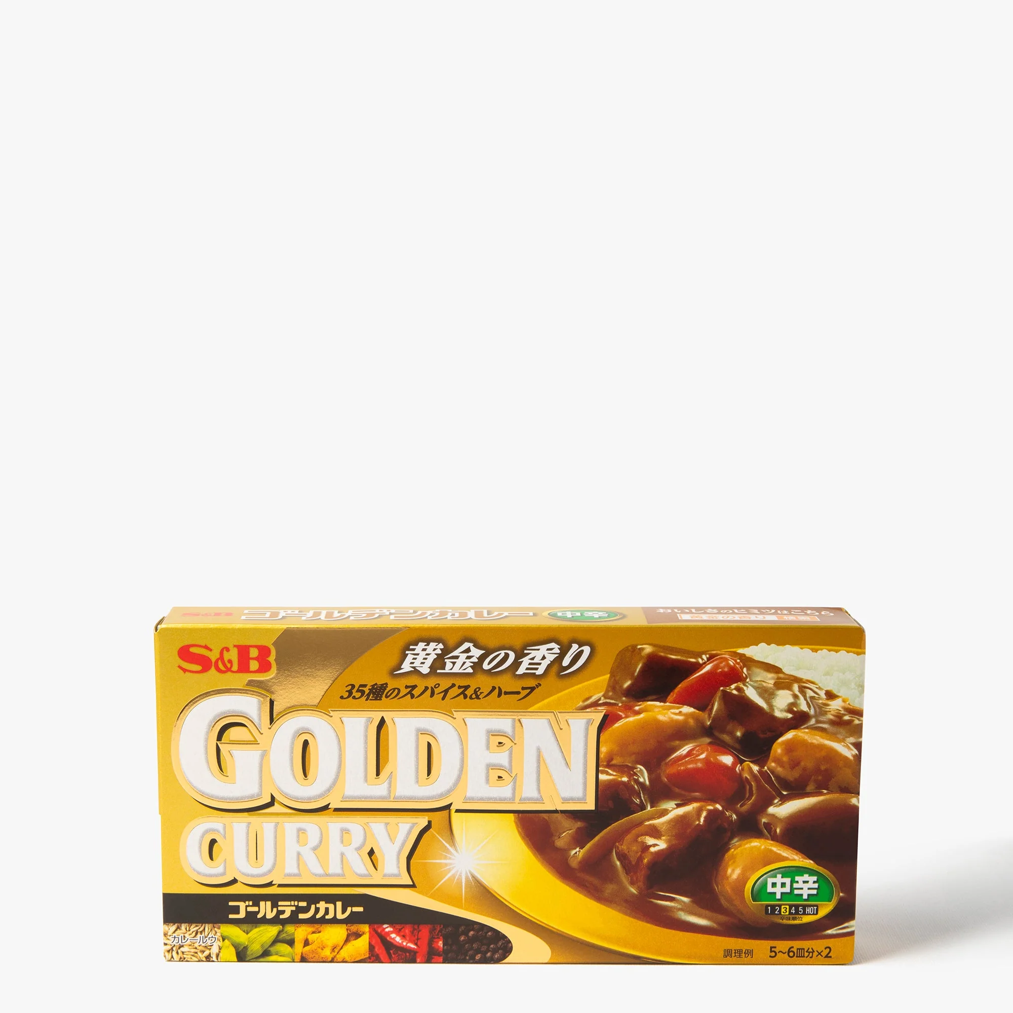 Roux golden curry piquant ⋅ S&B ⋅ 198g