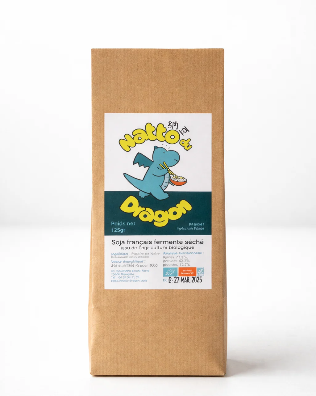 Soja fermenté natto en poudre ⋅ Le Natto du dragon ⋅ 125g - Image 3