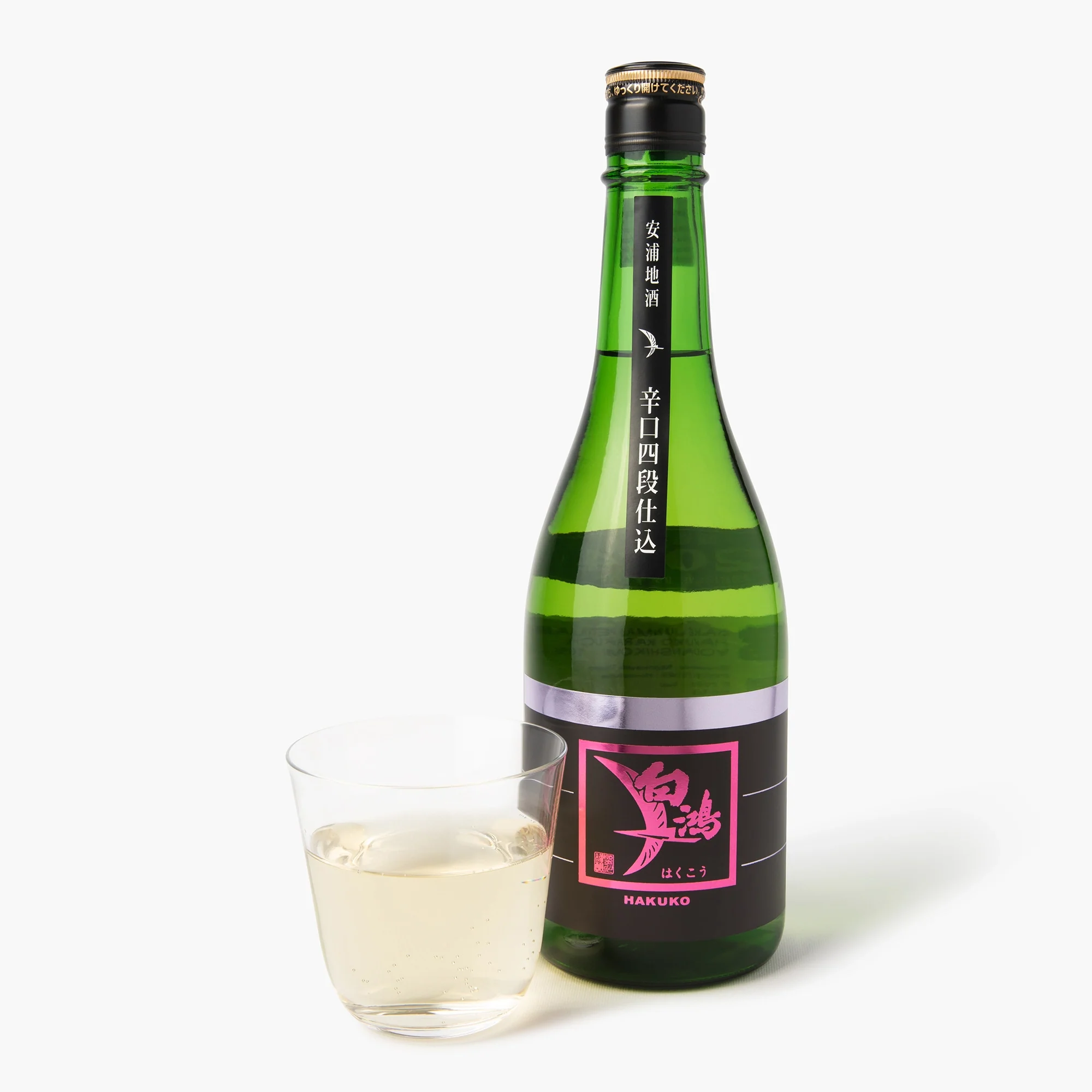 Saké junmai Hakuko Karakuchi Yodanshikomi ⋅ 16% ⋅ 720ml