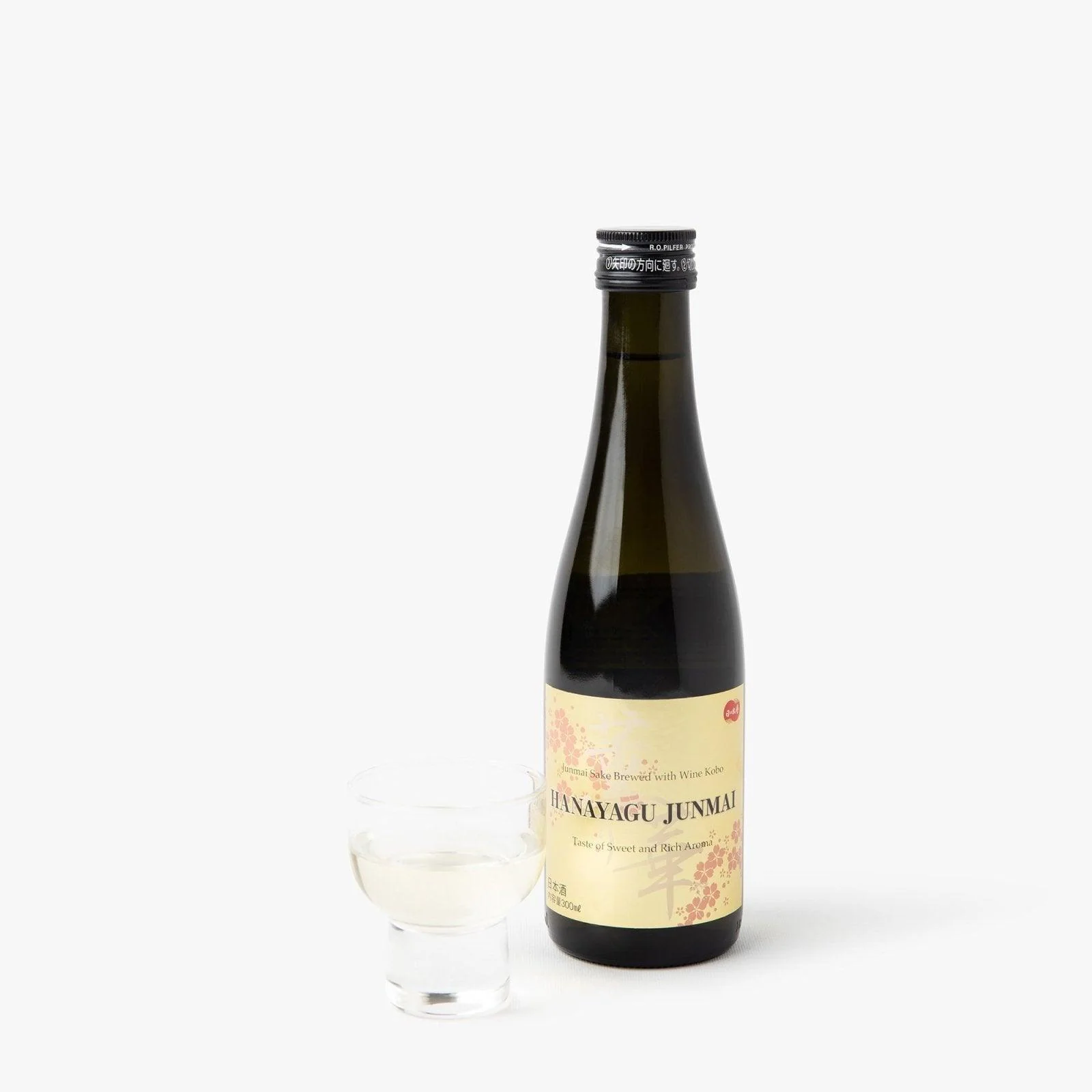 Saké Kaori hanayagu junmai ⋅ 12% ⋅ 300ml