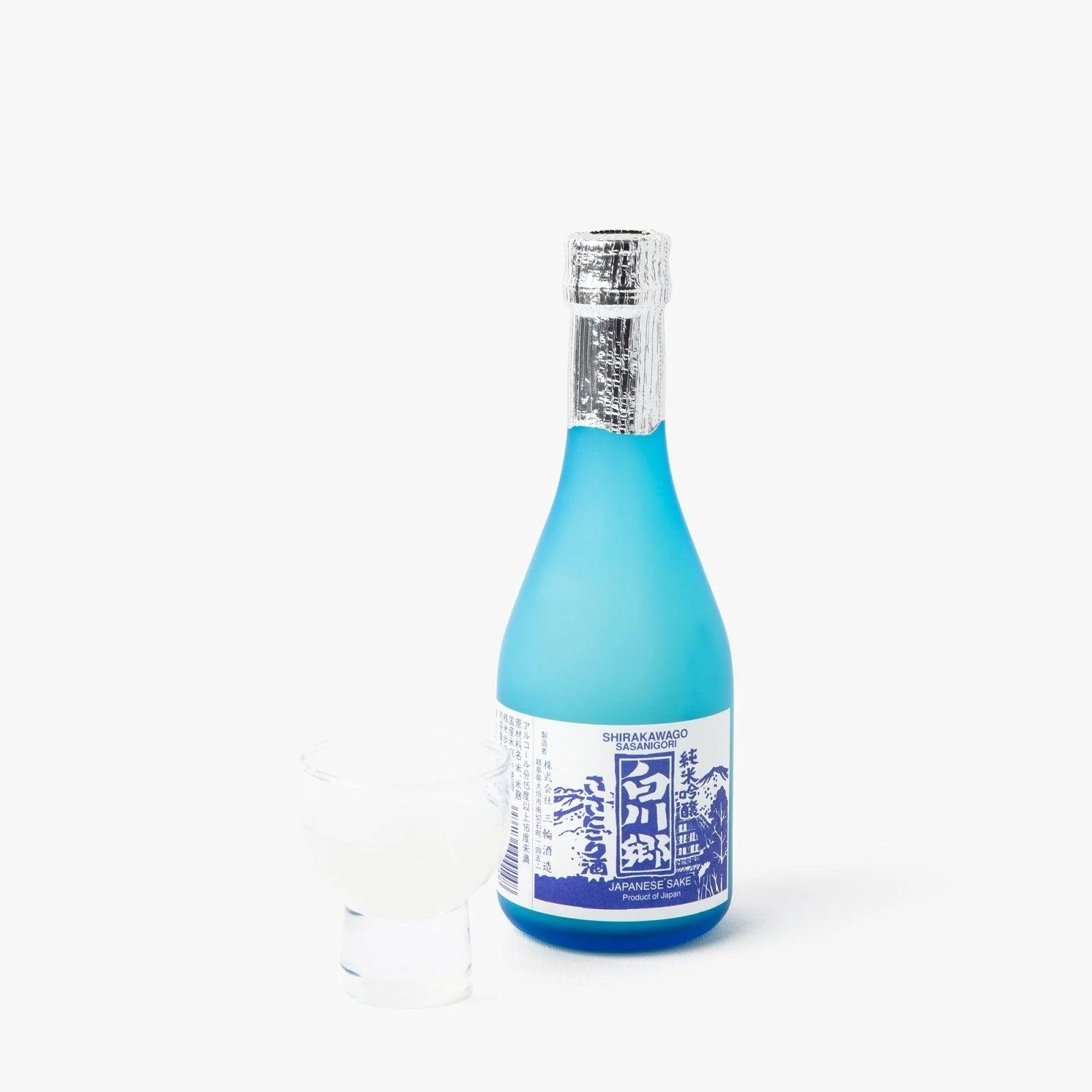 Saké Shirakawago sasanigori junmai ginjo nigori ⋅ 15% ⋅ 300ml