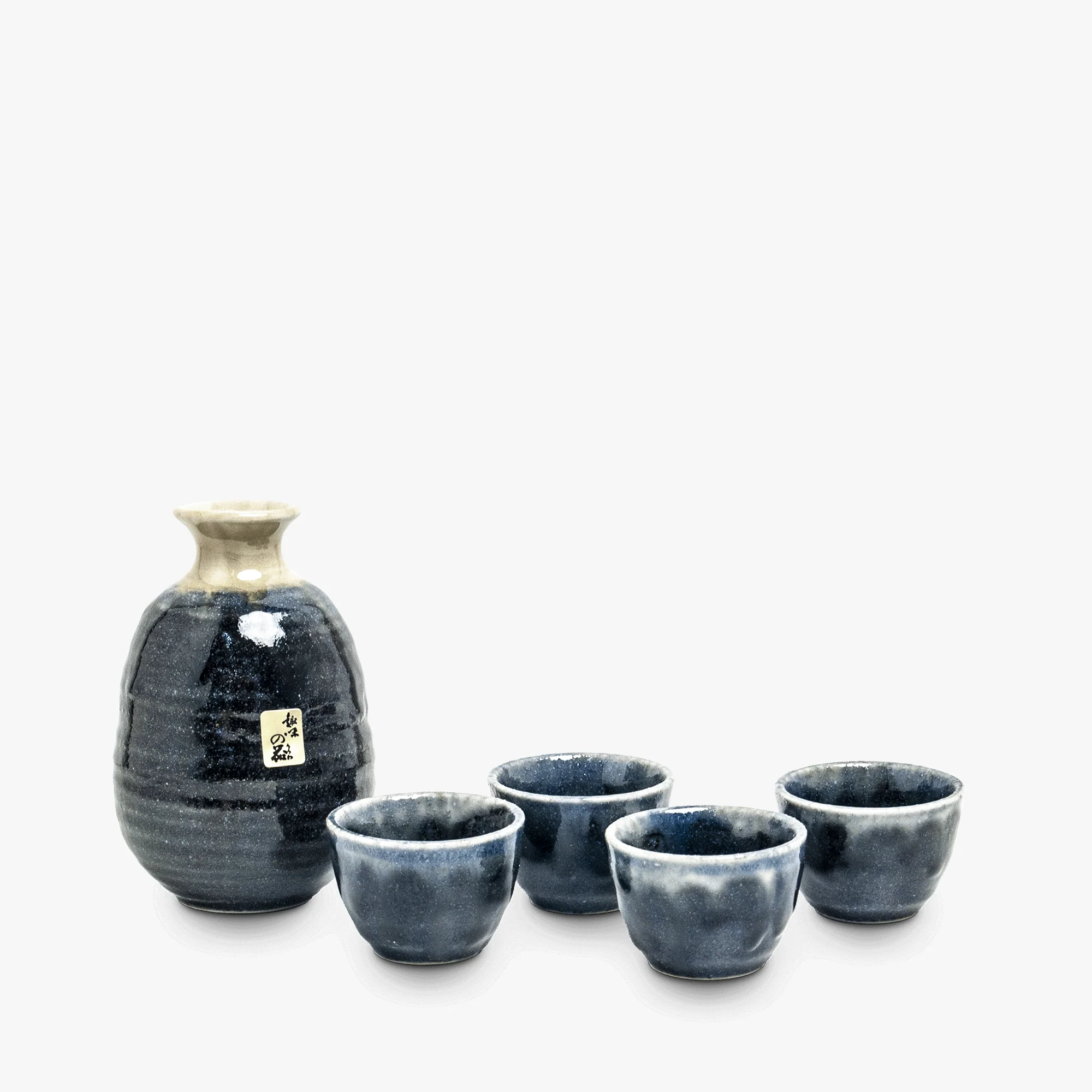 Set à saké bleu nuit ⋅ Emro Aziatica