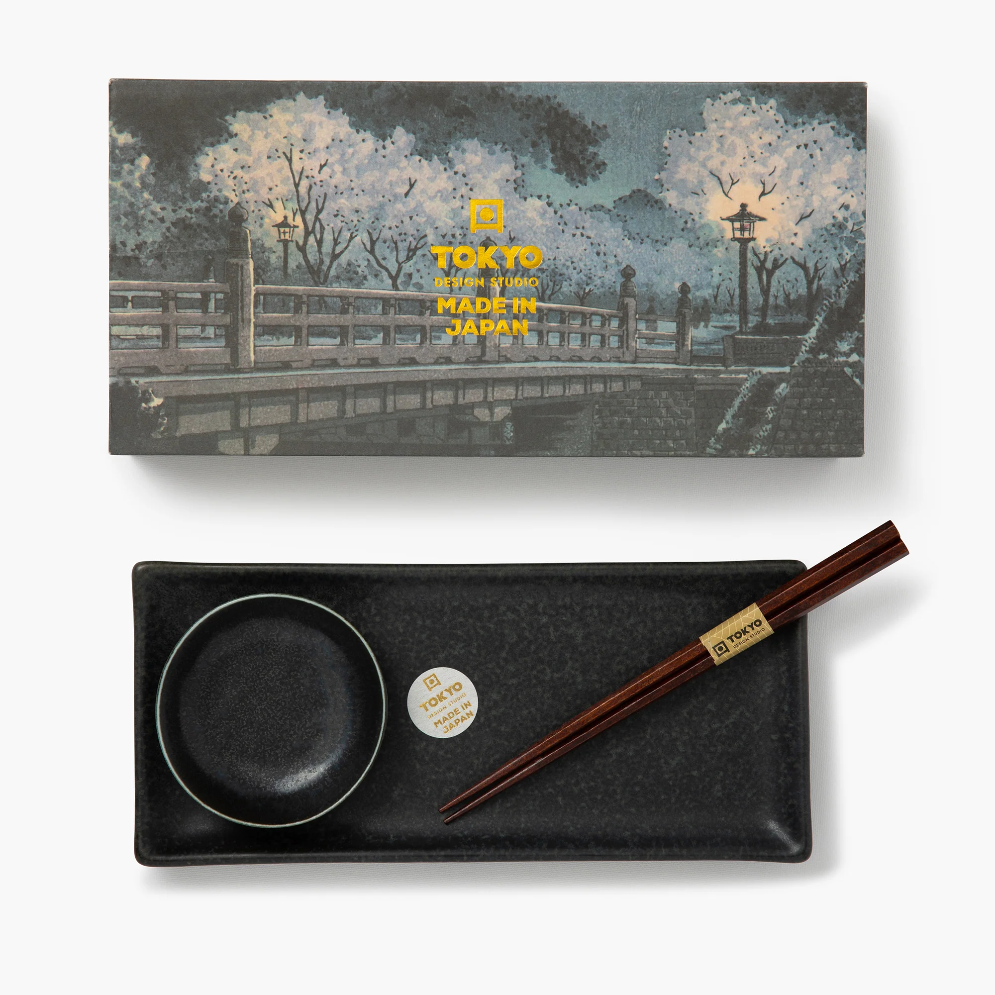 Set à sushi noir ⋅ Tokyo Design Studio