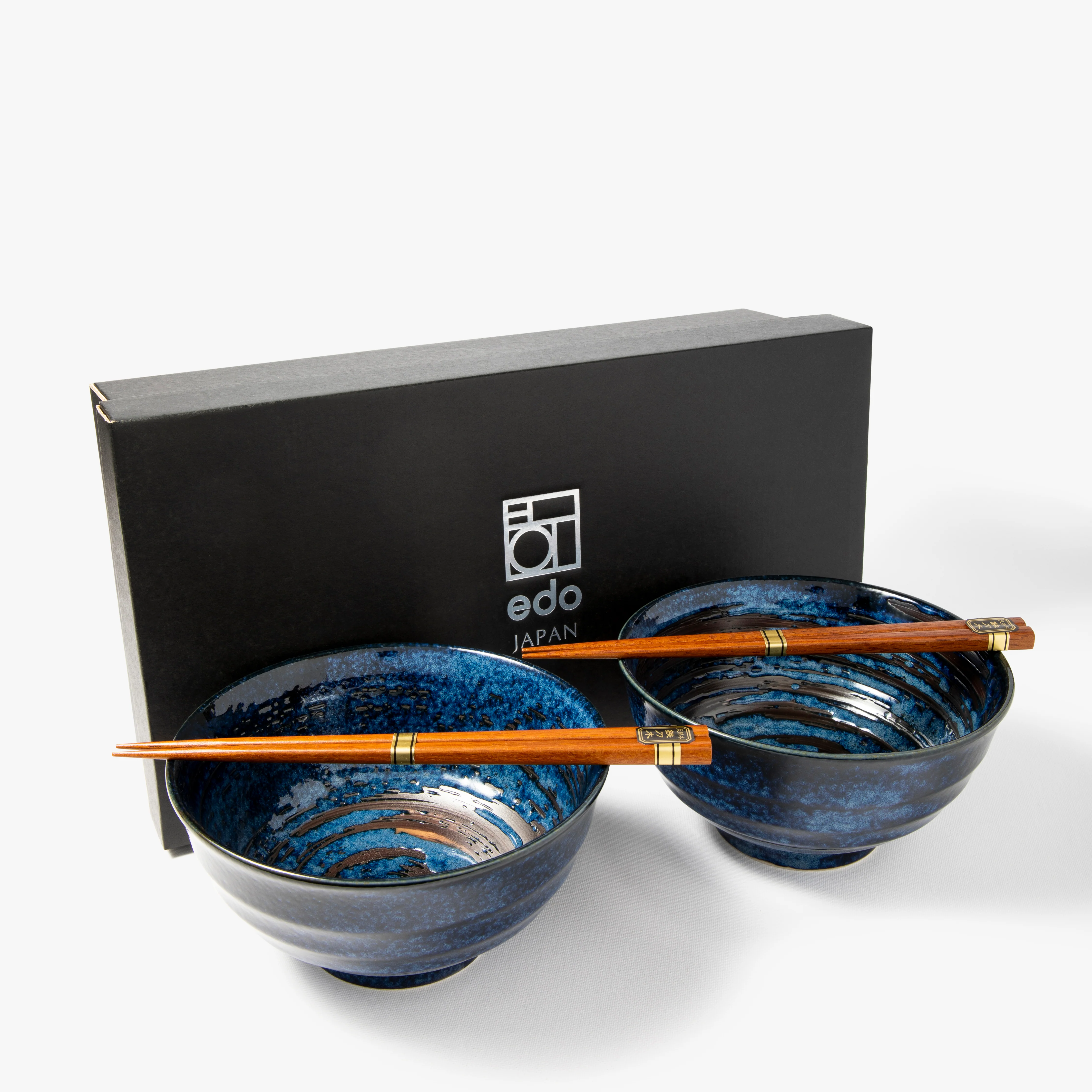 Coffret bol à Udon bleu nuit Ø 170mm ⋅ Emro Aziatica
