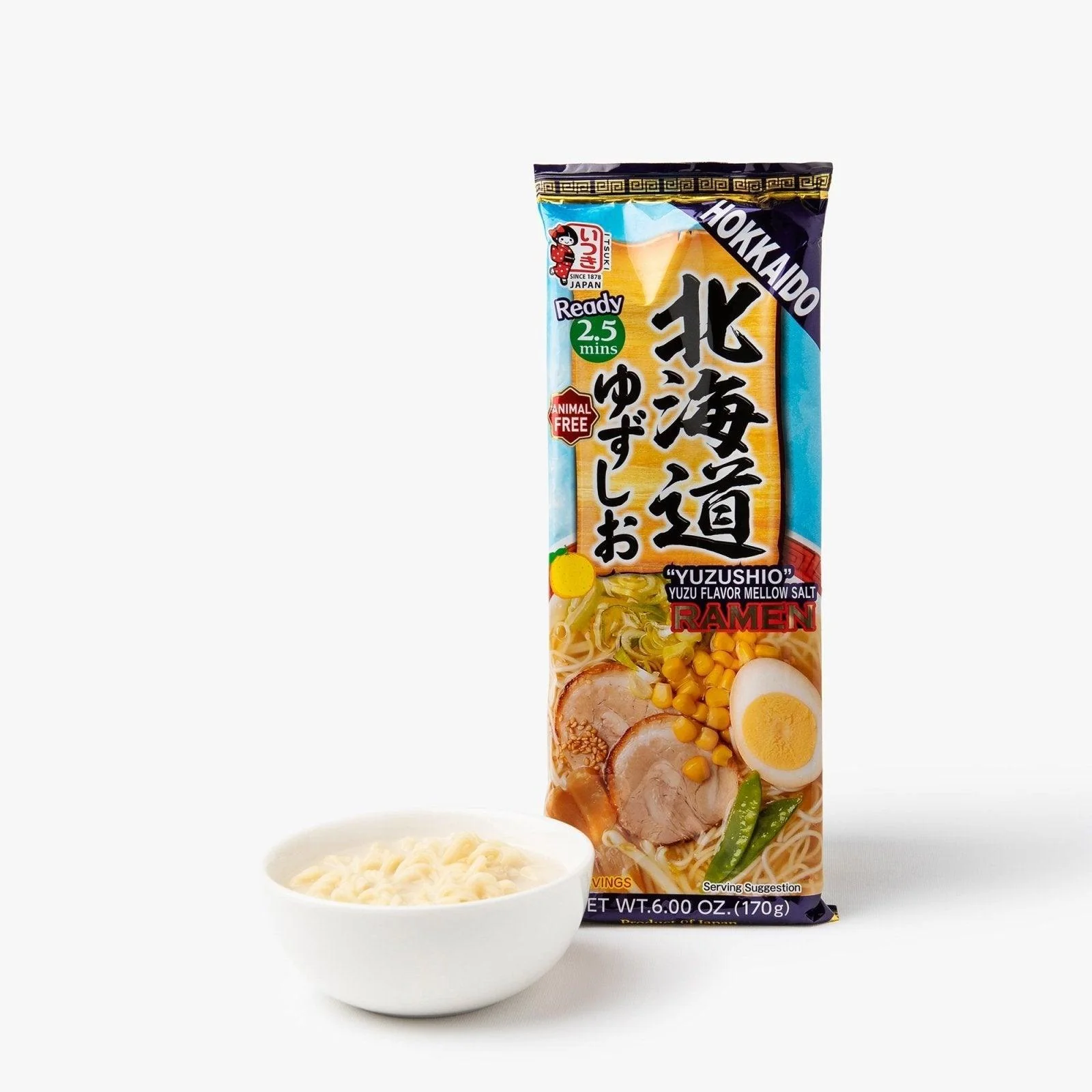 Ramen au yuzu vegan 2 portions ⋅ Itsuki Foods ⋅ 170g