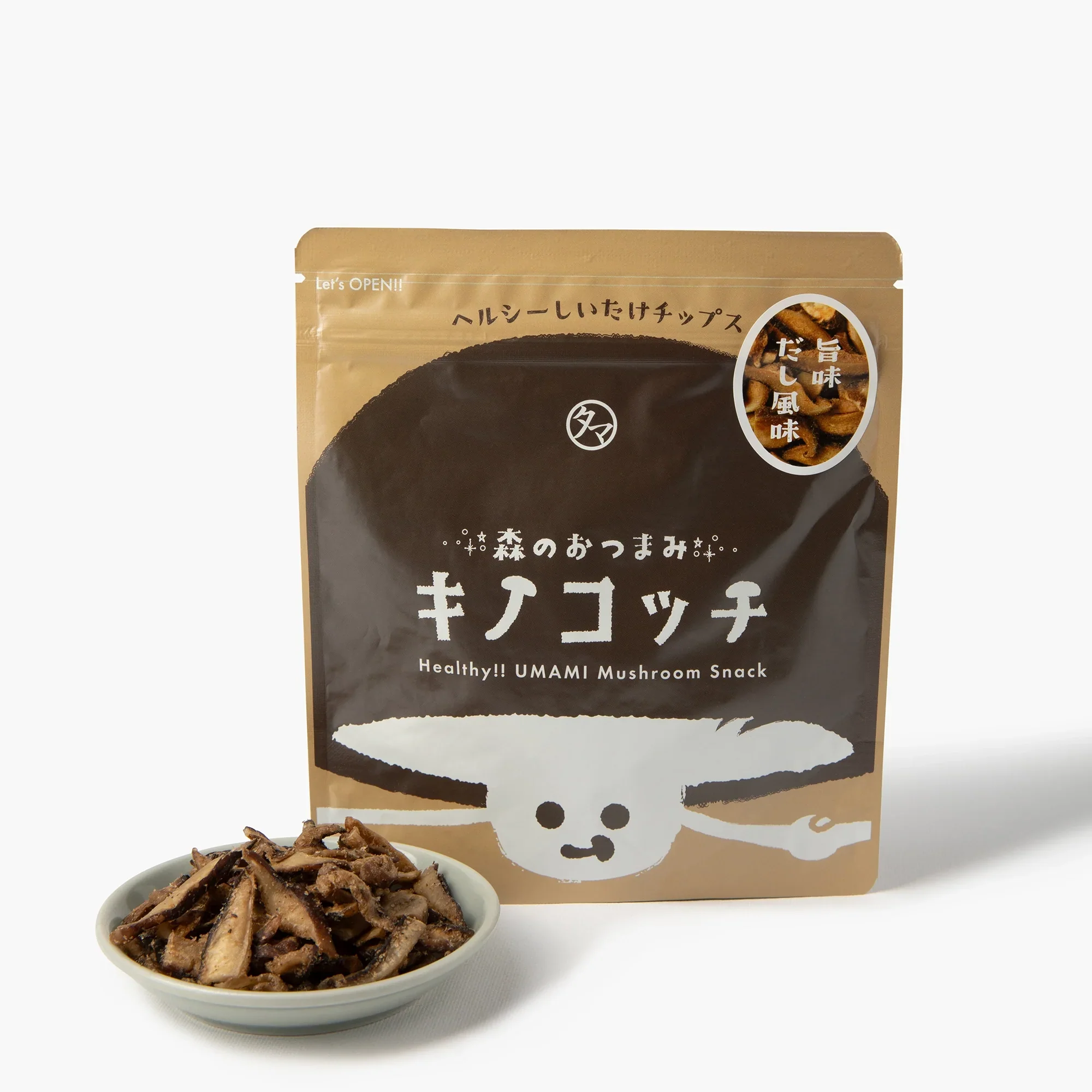 Snacks de champignons shiitaké ⋅ Tamachan Shop ⋅ 30g