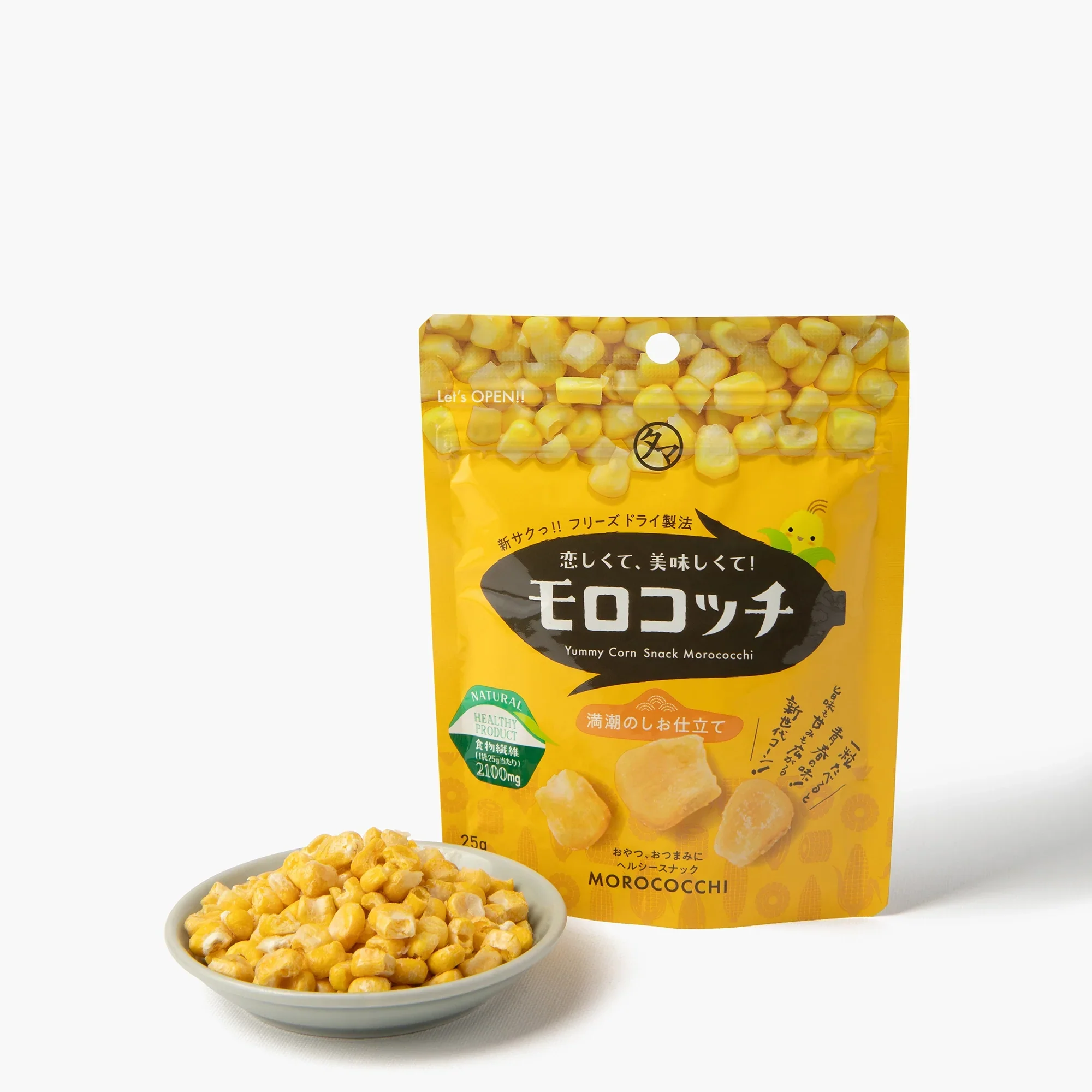 Snacks de graines de maïs croustillants ⋅ Tamachan Shop ⋅ 25g