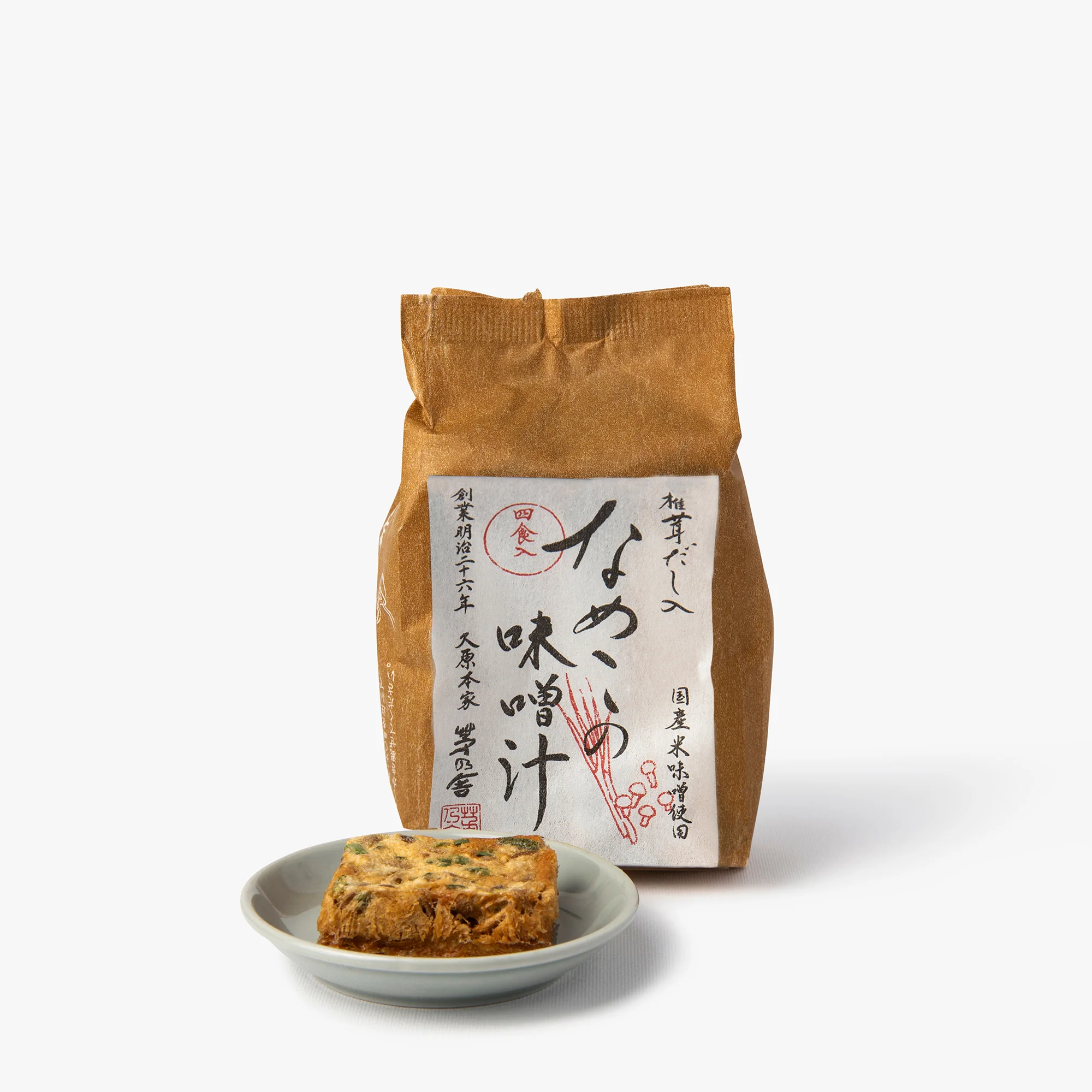Soupe miso aux champignons déshydratée 4 portions ⋅ Kayanoya ⋅ 35.2g - Image 2