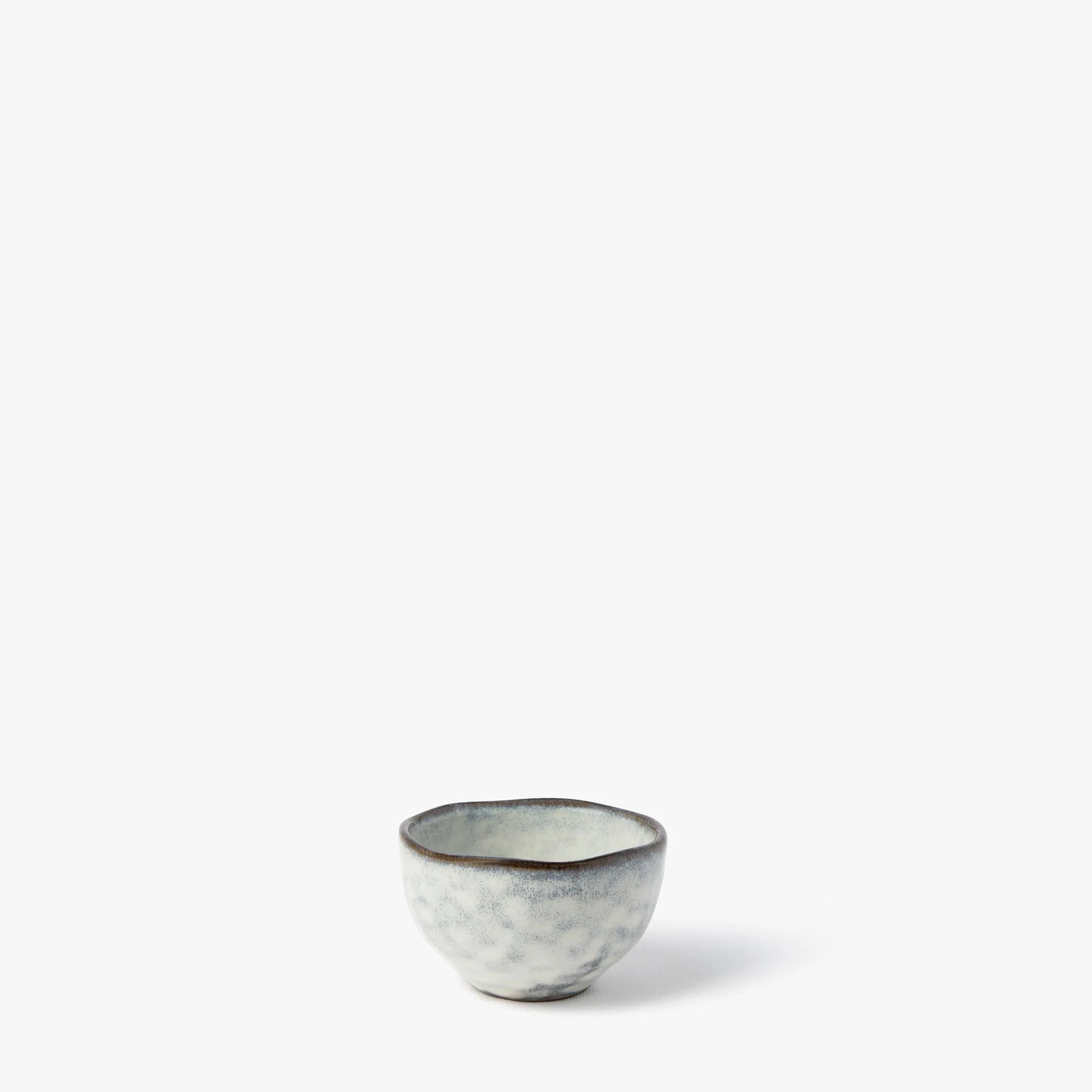 Bol en céramique mouchetée et liseré coloré Ø 70mm ⋅ Touga