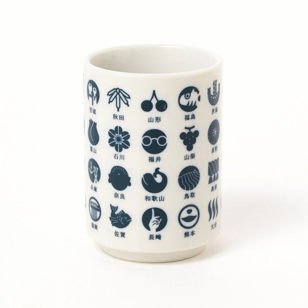 Tasse à thé Todofuken indigo ⋅ BEAMS JAPAN
